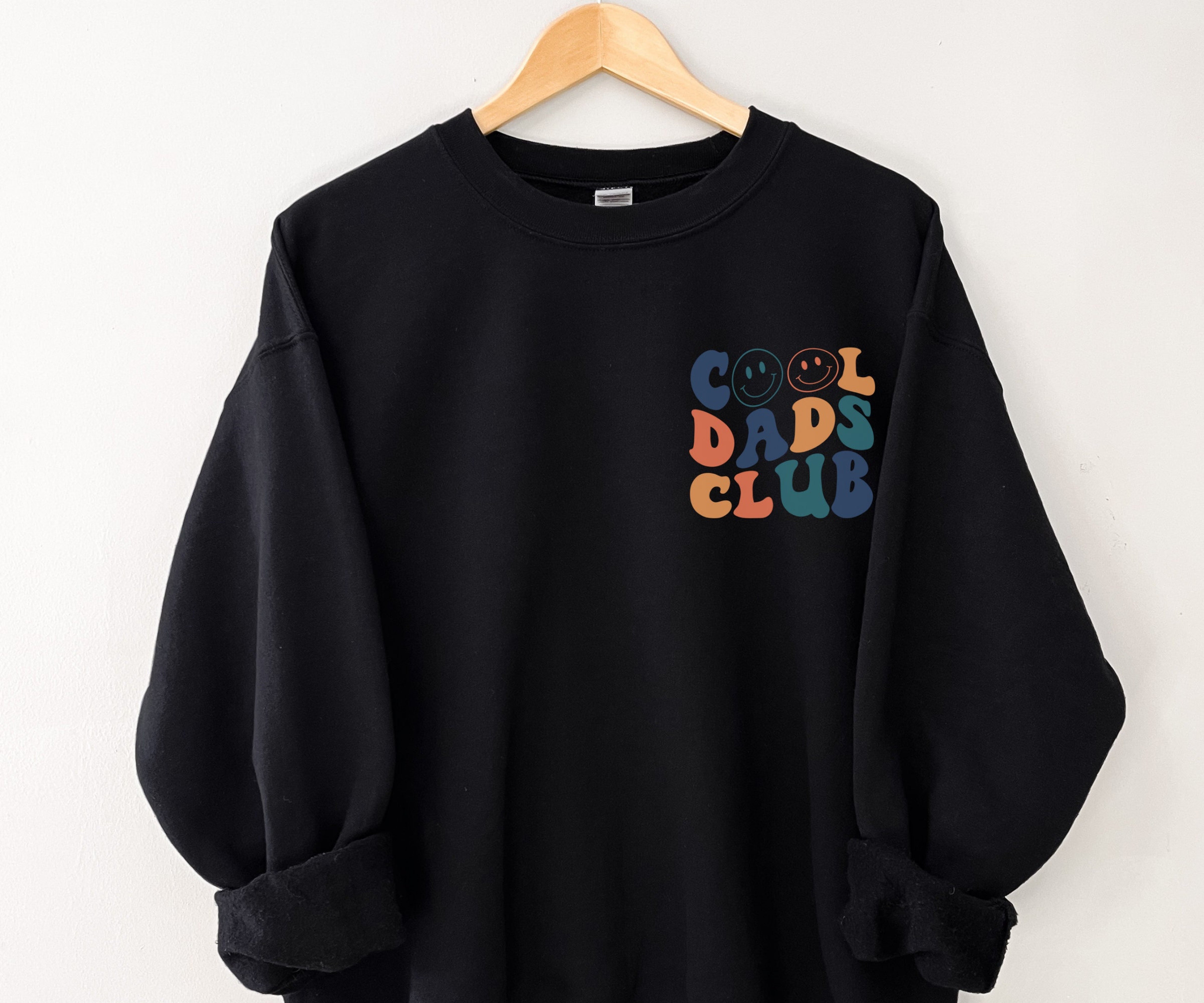 Cool Dads Club Sweatshirt, Retro Father&#39;s Day Sweater, Cool Dad Hoodie, Gift for Dad, Gift for Husband, Father&#39;s Day Gift, New Dad Crewneck