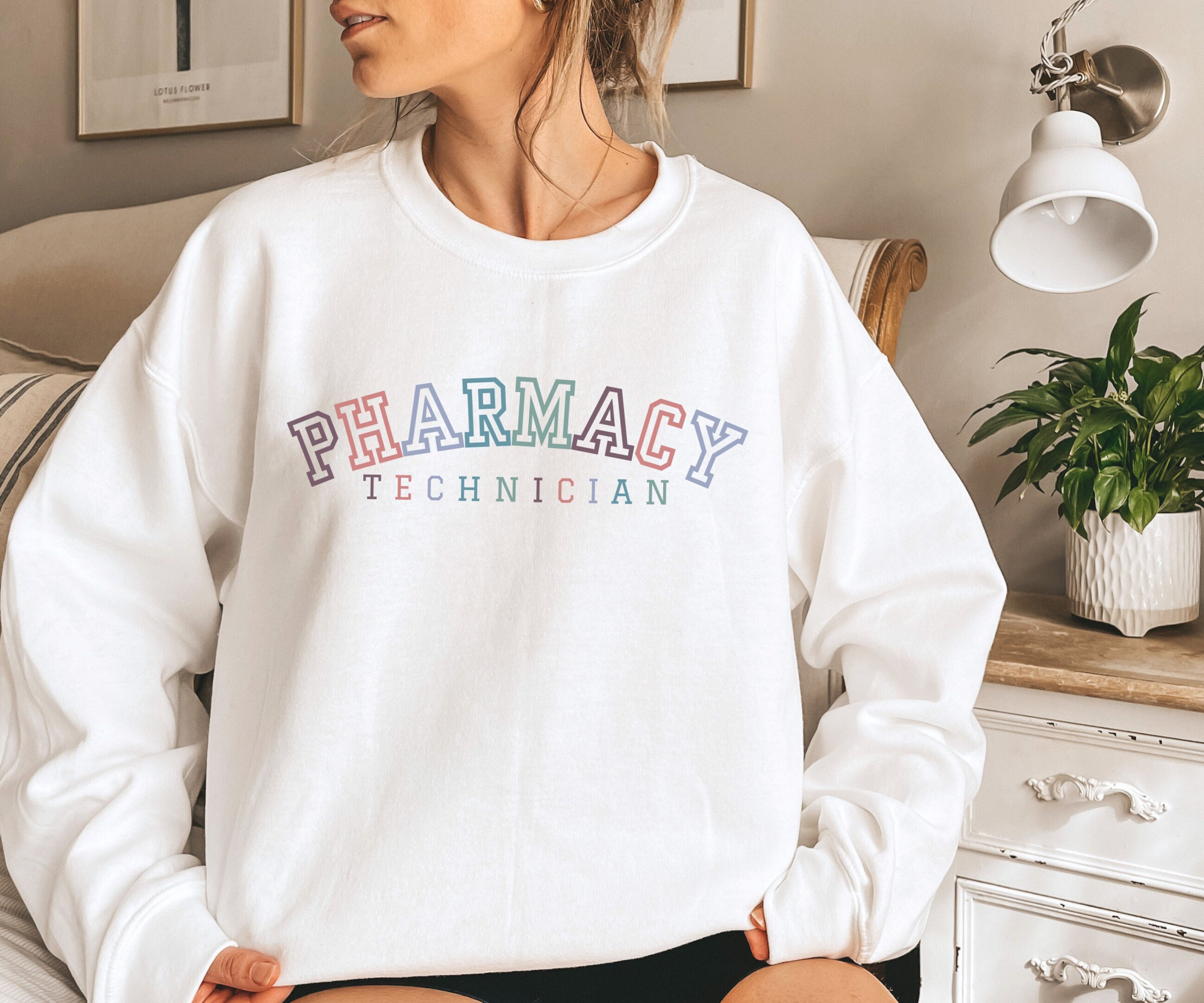 Pharmacy Technician Sweater, Pharm Tech Sweatshirt, Pharmacy Technician Gift, Gift for Pharm Tech, Pharm Tech Crewneck, Pharmacy Hoodie Gift