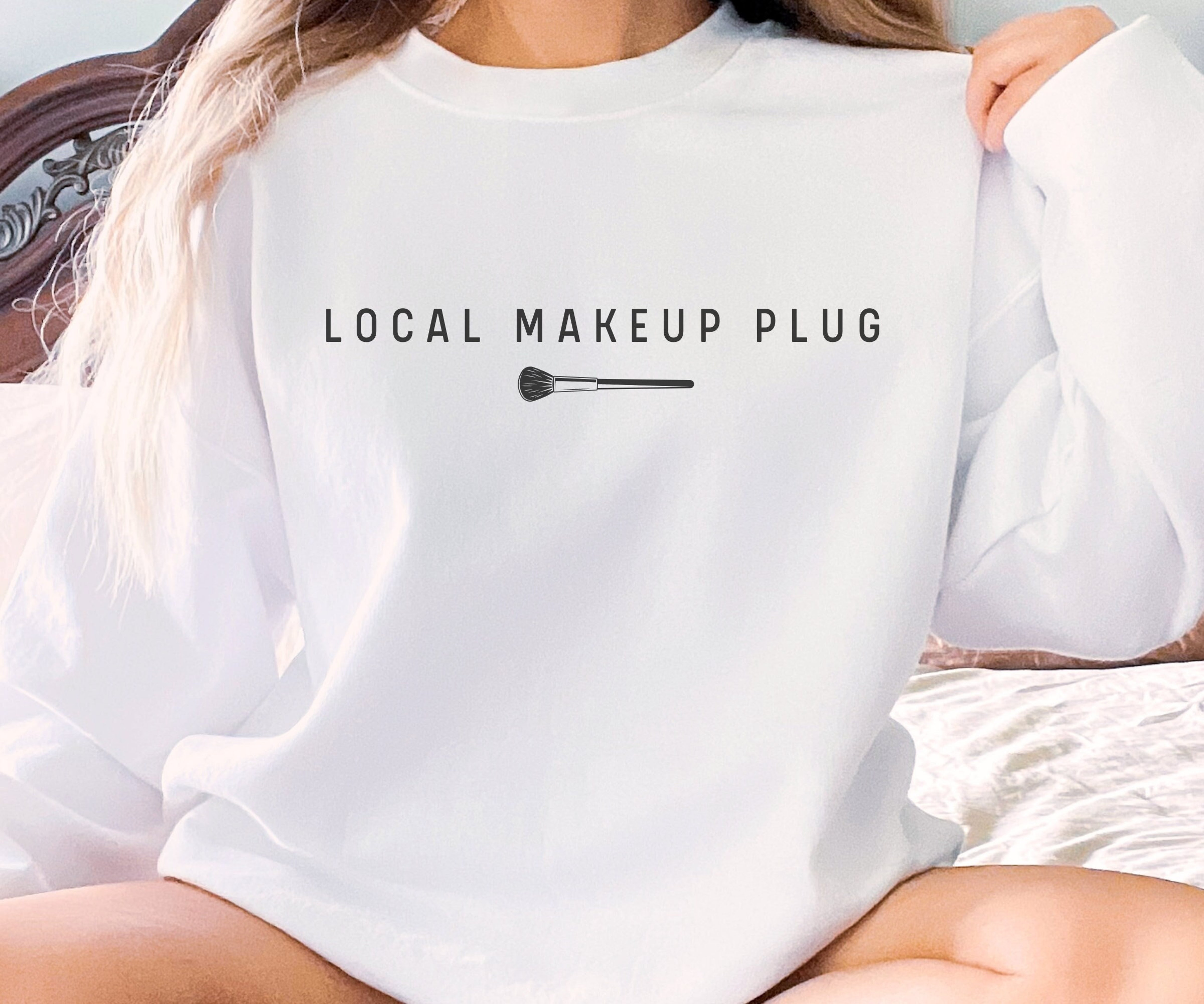 Minimal Makeup Artist Sweatshirt, Cosmetologist Sweater, Gift for Makeup Artist, Gift for Cosmetology, MUA Gift, Cosmetologist Crewneck Gift