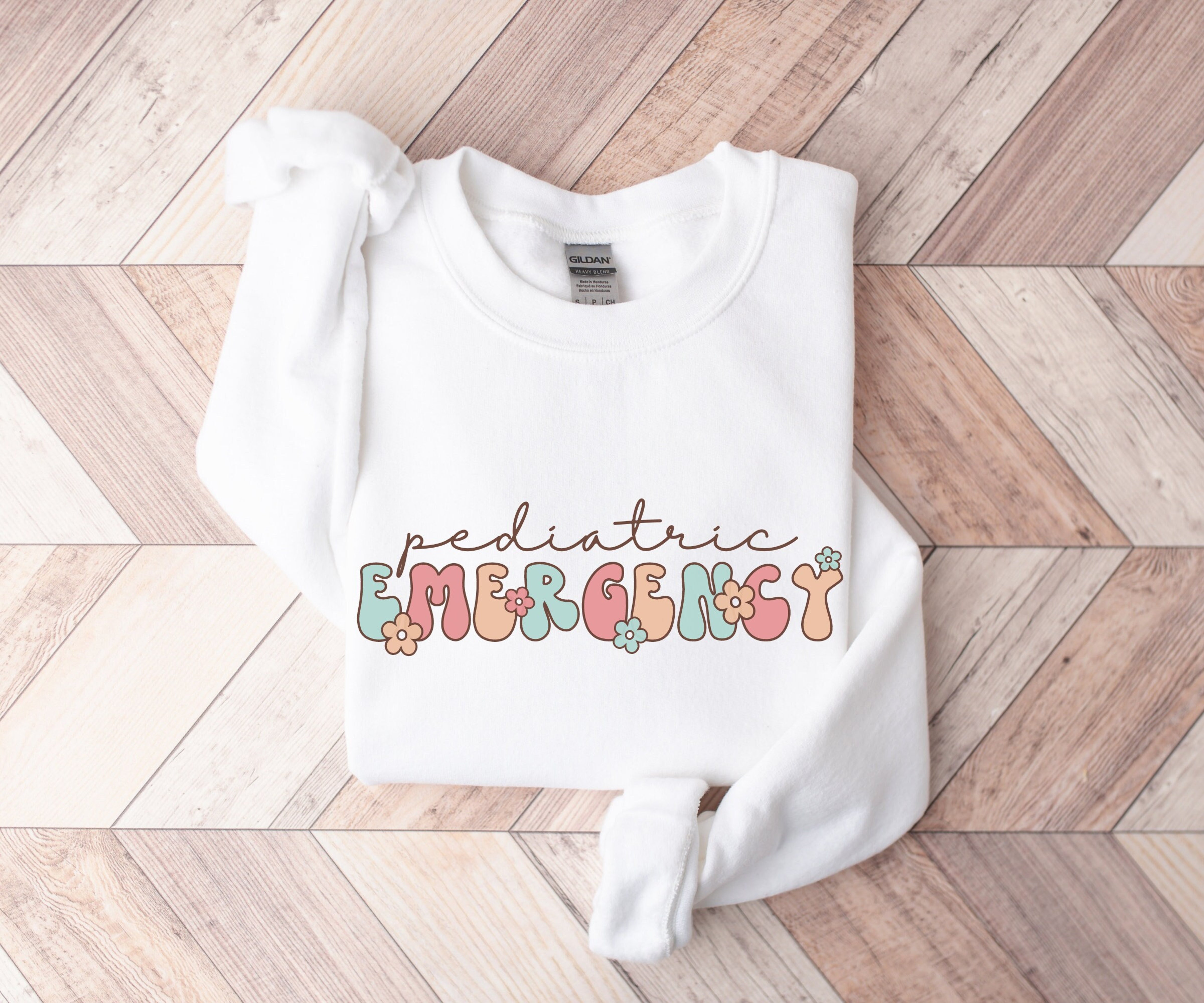 Pediatric Emergency Nurse Sweatshirt, Pediatric ER Nurse Gift, Gift for Nurse, Nurse Sweatshirt, Sweatshirt for Nurse, Nurse Hoodie