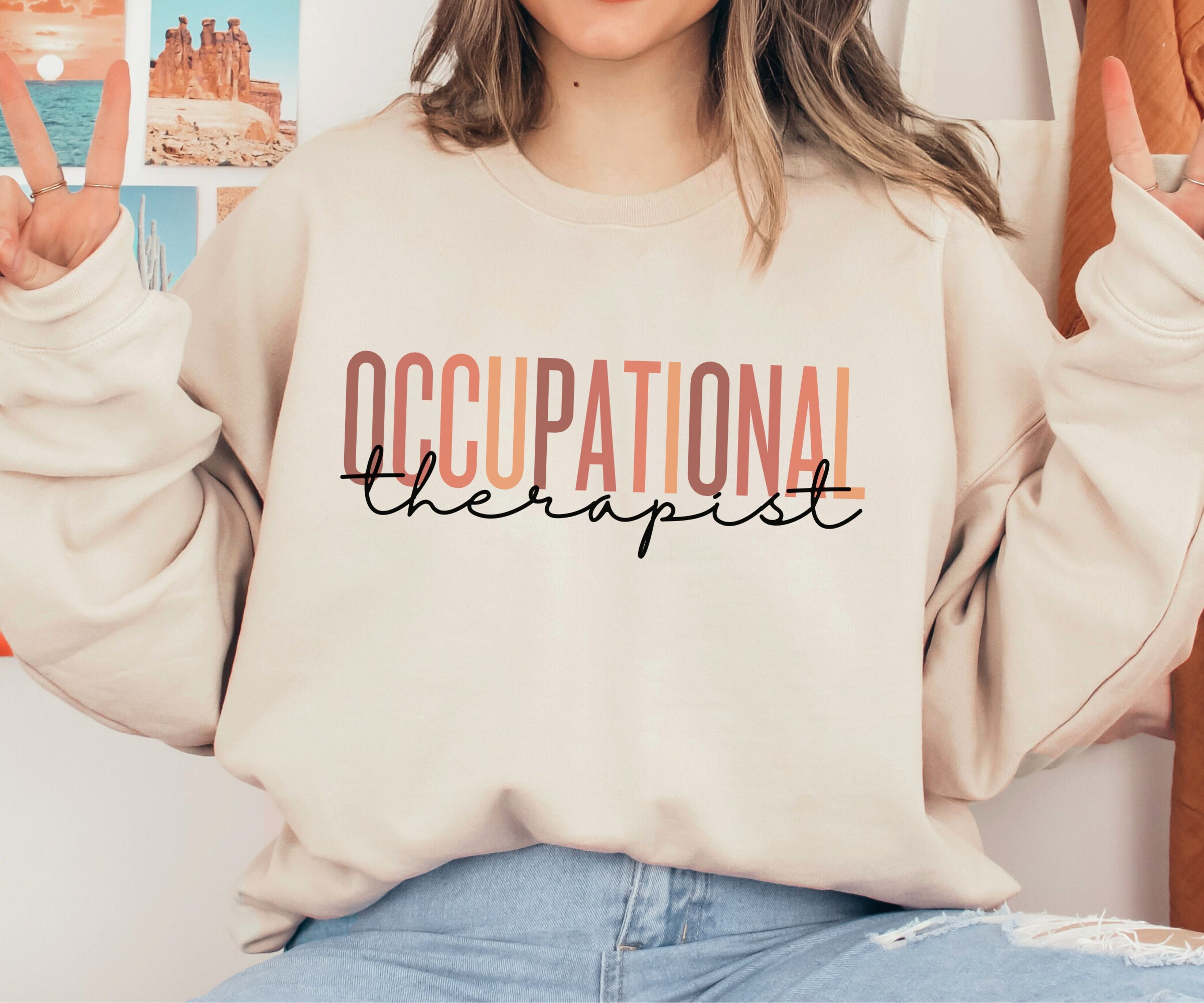 Occupational Therapist Sweater, Occupational Therapy Gift, OT Graduation Gift Idea, Gift for OT Student, Gift for Therapist, OT Sweatshirt