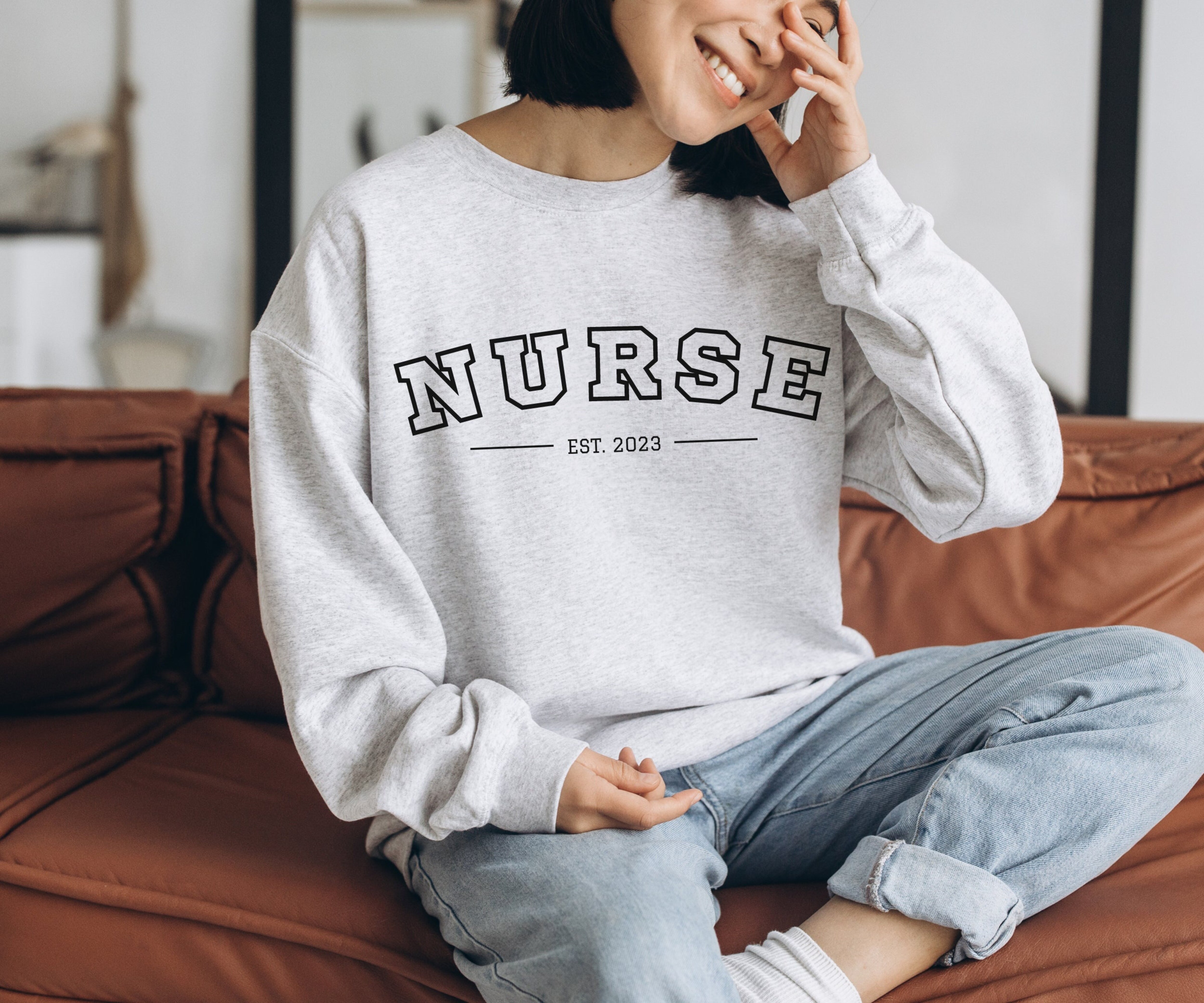 Nurse 2023 Sweatshirt, Sweatshirt for Nurse, Student Nurse Gift, Student Nurse Sweatshirt, Nurse Gift, Graduation Nurse Sweatshirt, RN Gift