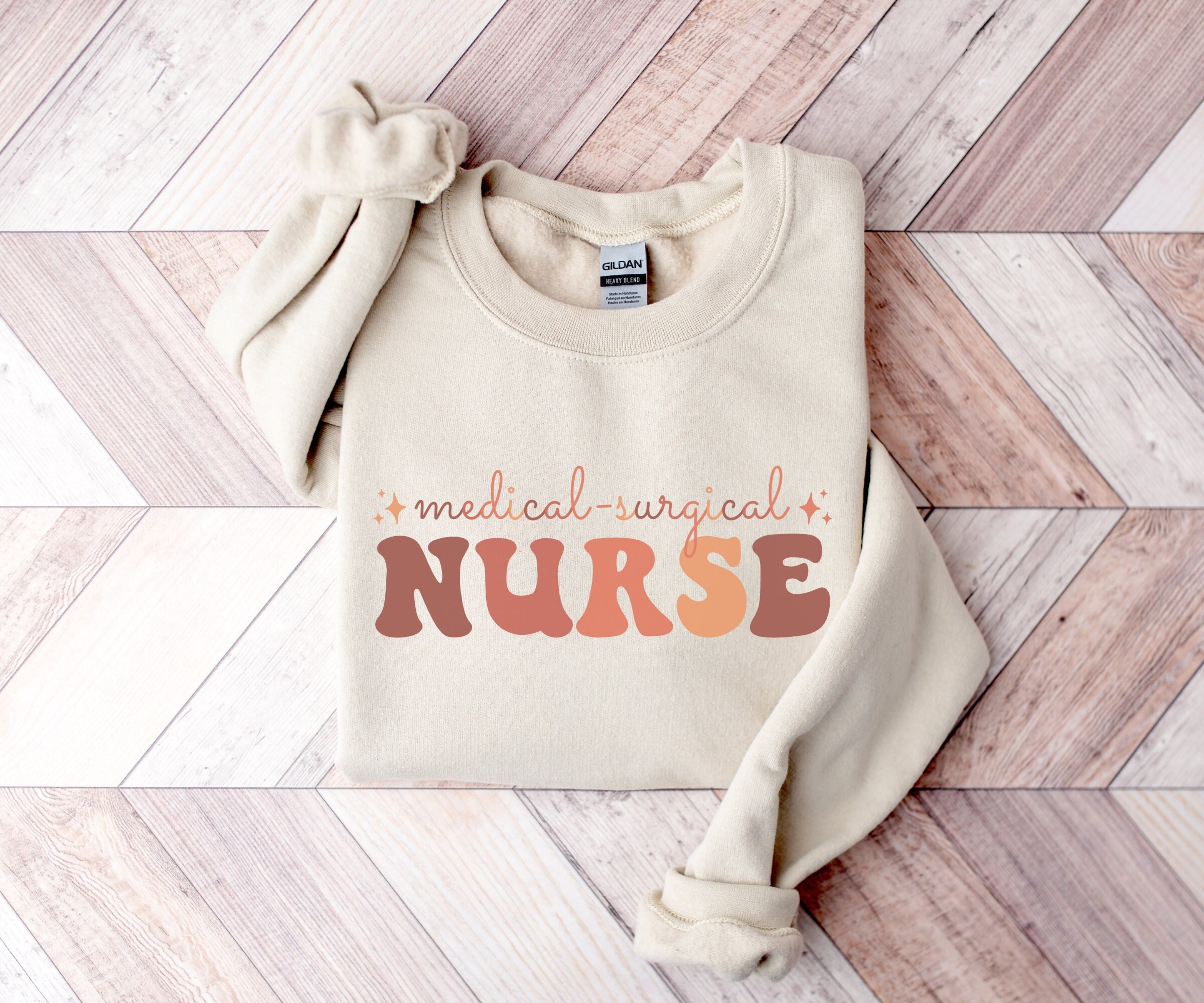 Medical Surgical Nurse Sweatshirt, Med Surg Sweatshirt, Gift for LPN, Retro Nurse Hoodie, Sweatshirt for Nurse, Nurse Gift, Trendy Nurse