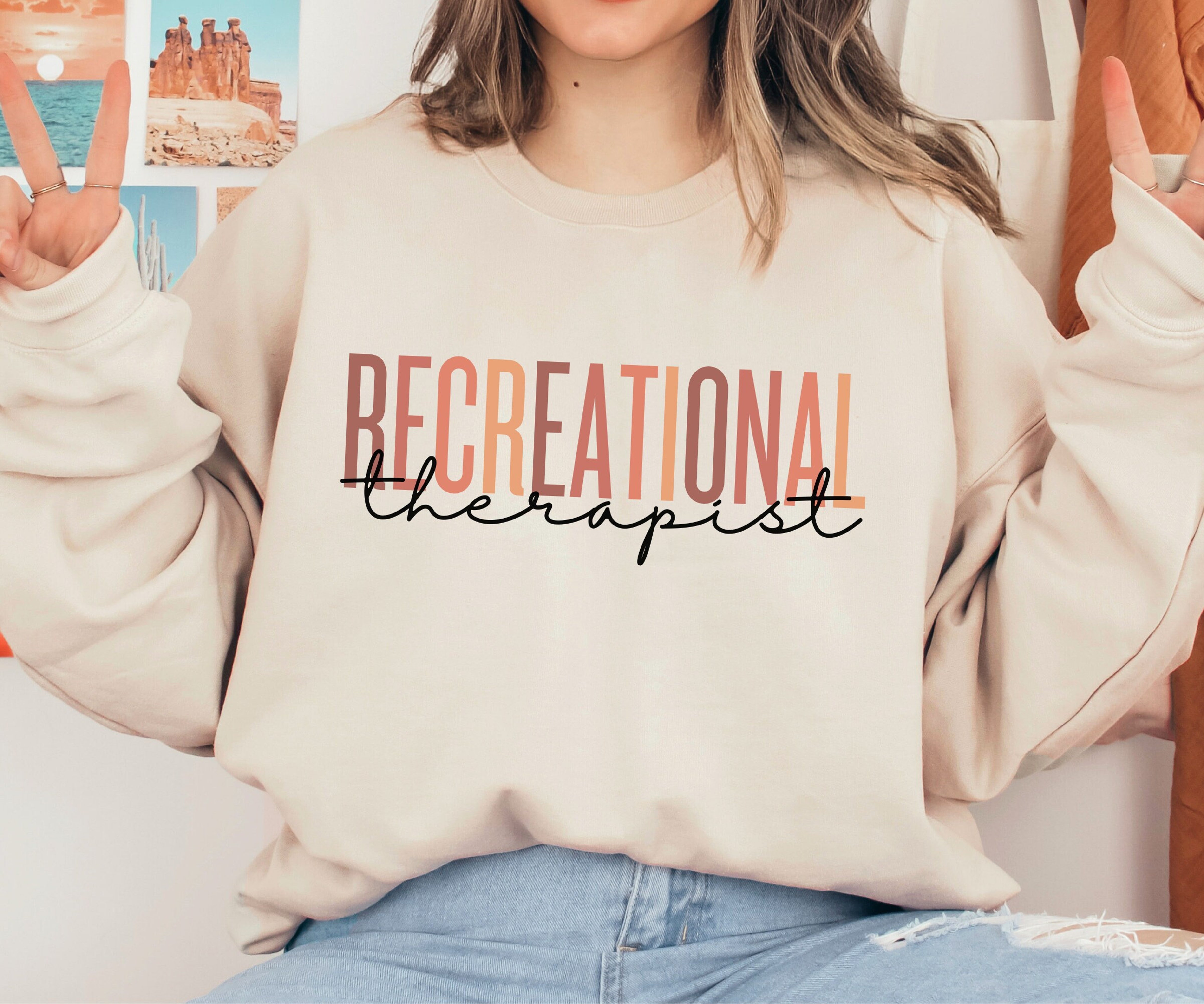 Recreational Therapist Sweater, Recreational Therapy Gift, RT Graduation Gift Idea, Gift for RT Student, Gift for Therapist, RT Sweatshirt