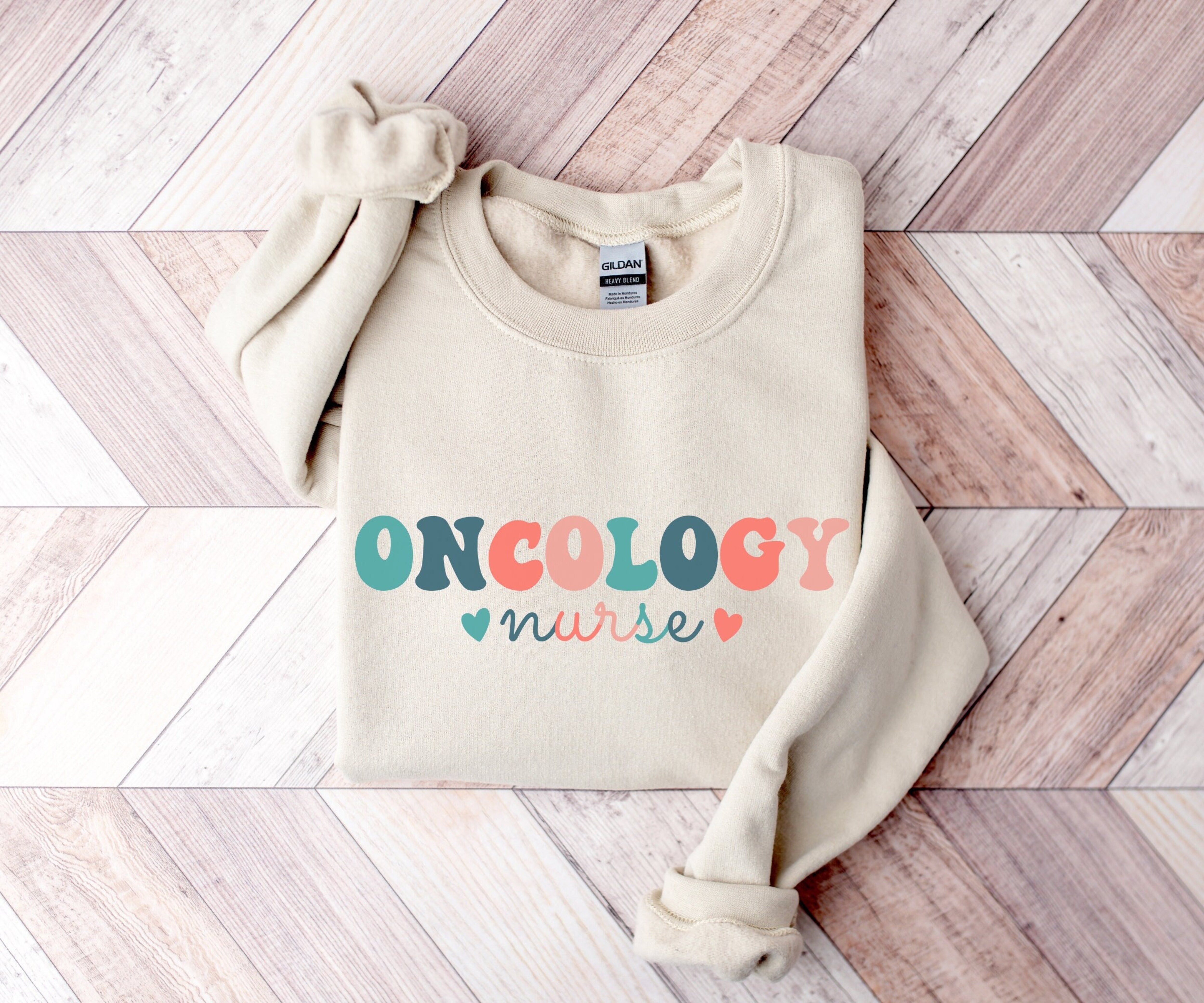 Oncology Nurse Sweatshirt, Retro Nurse Hoodie, Gift for Nurse, Nurse Graduation Gift, Nursing Student Sweater, Trendy Sweatshirt for Nurse