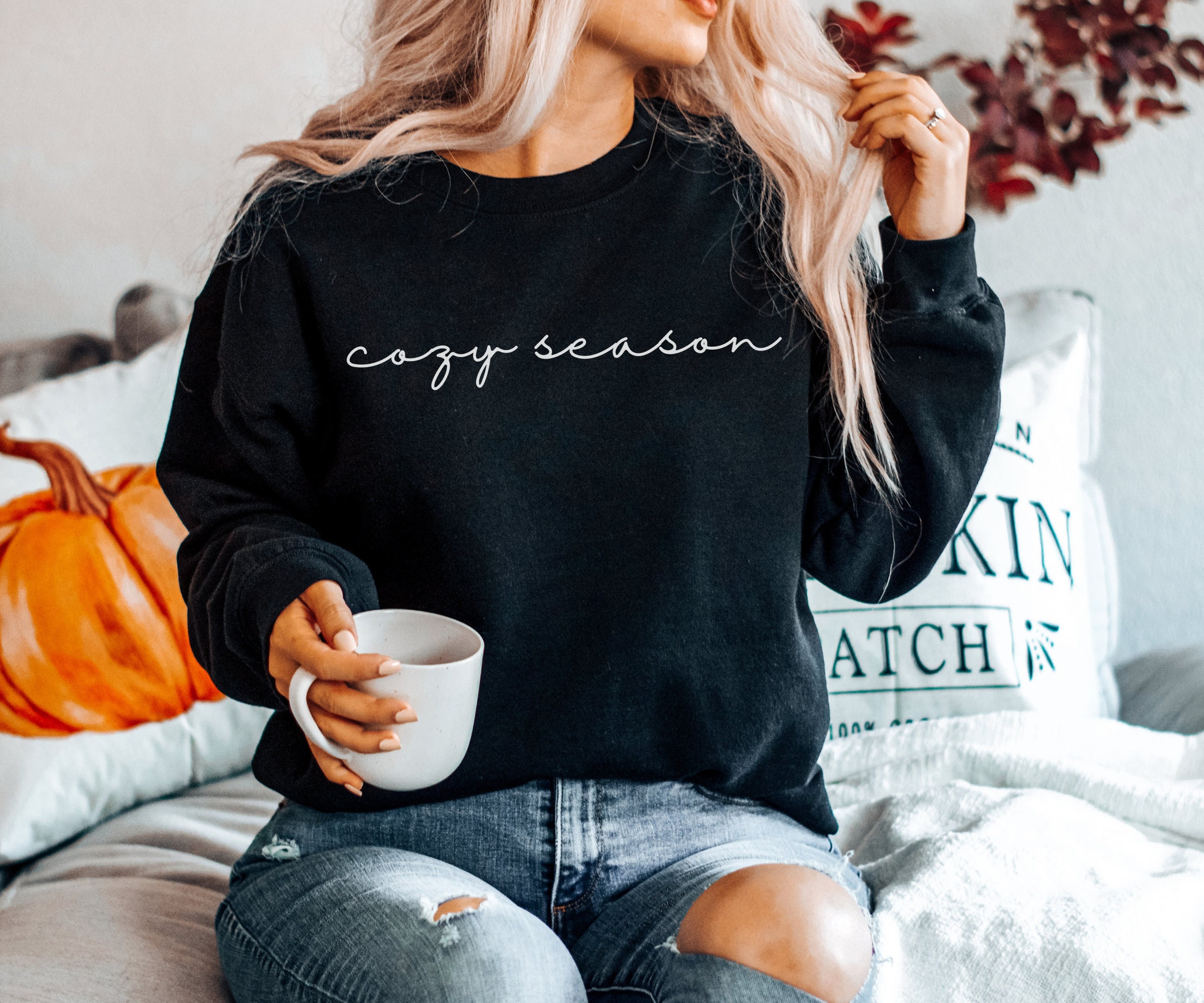 Cozy Season Sweatshirt, Cozy Fall Sweater, Trendy Fall Sweatshirt, Thanksgiving Sweatshirt, Autumn Sweater, Winter Sweatshirt, Cozy Crewneck