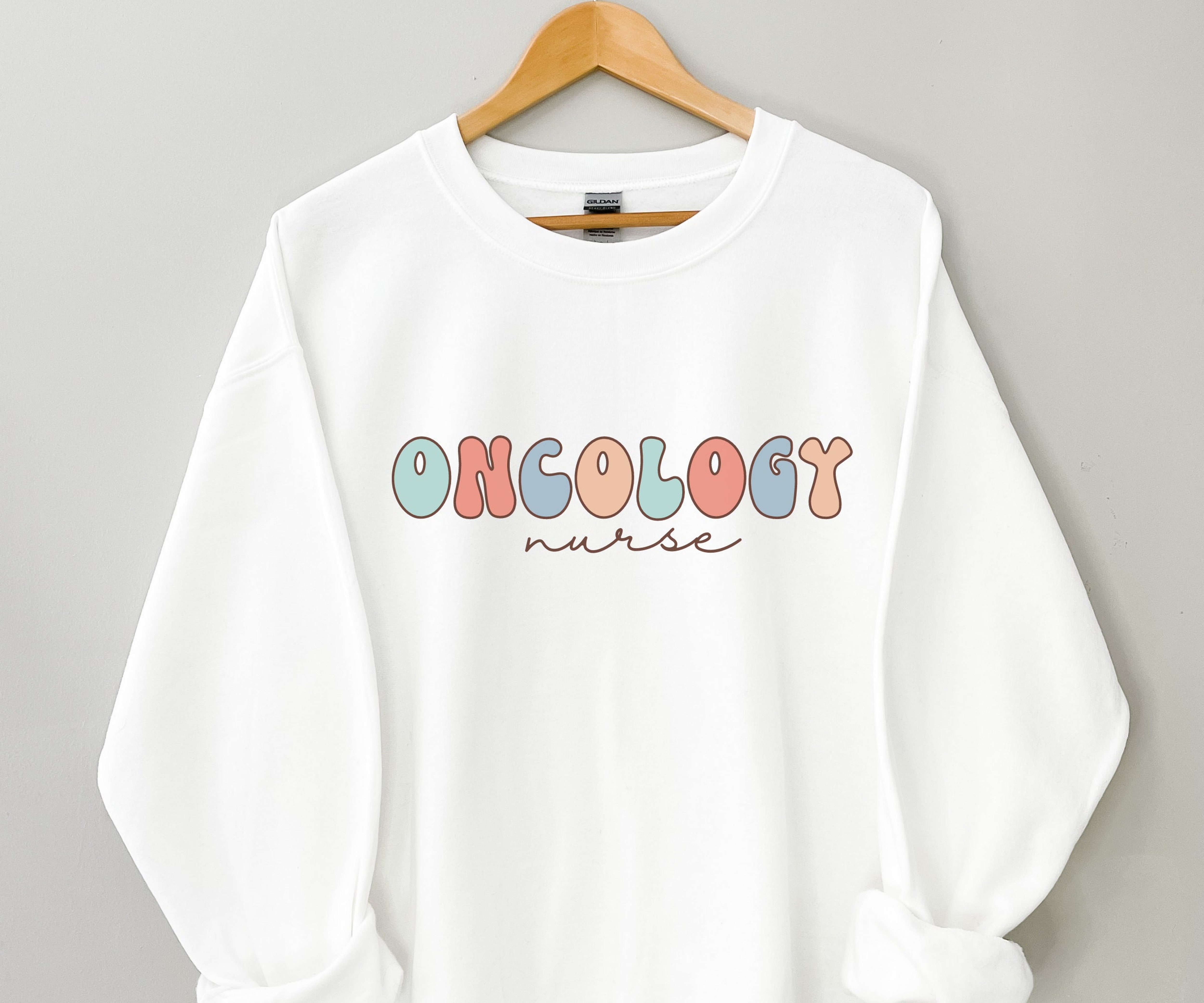 Oncology Nurse Sweatshirt, Oncology Nurse Hoodie, Gift for Oncology Nurse, Retro Nurse Hoodie, Trendy Sweatshirt for Nurse, Nurse Gift