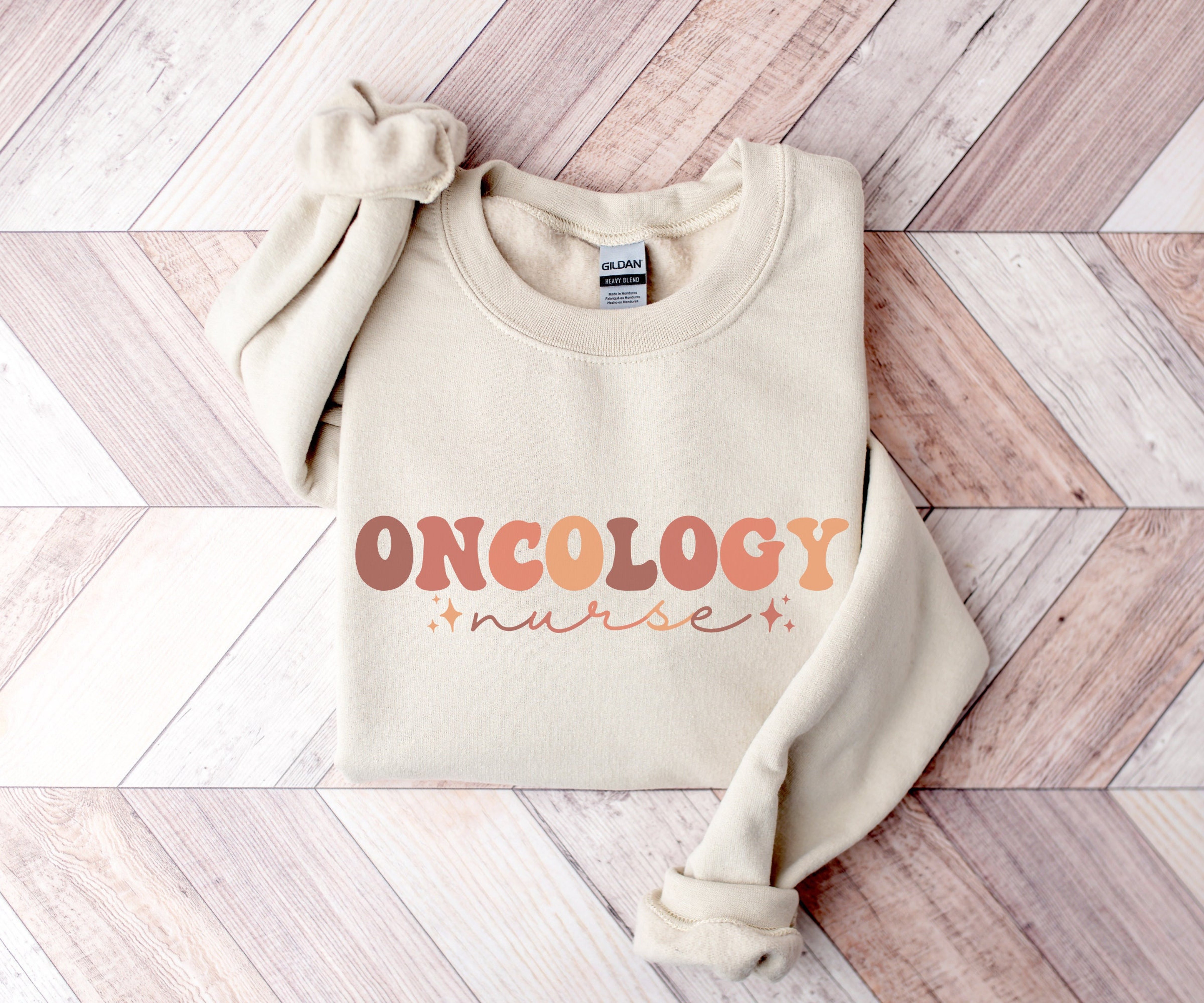 Oncology Nurse Sweatshirt, Retro Nurse Hoodie, Sweatshirt for Nurse, Trendy Nurse Sweater, Graduate Nurse Gift, Gift for Oncology Nurse