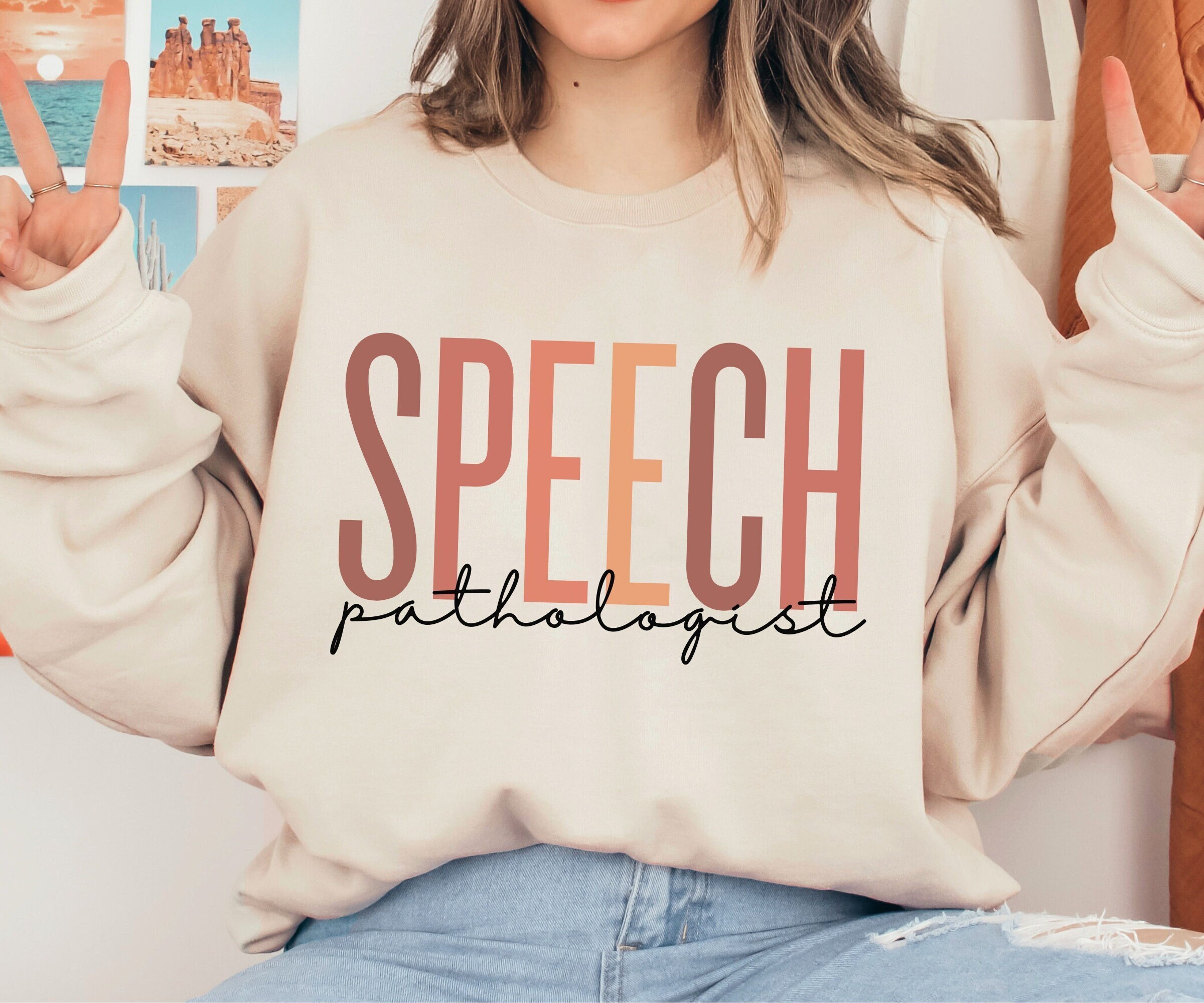 Speech Language Pathologist Sweatshirt, Speech Therapy Sweater Crewneck, Gift for SLP, Speech Grad Gift Idea, SLP Sweatshirt, Therapy Gift