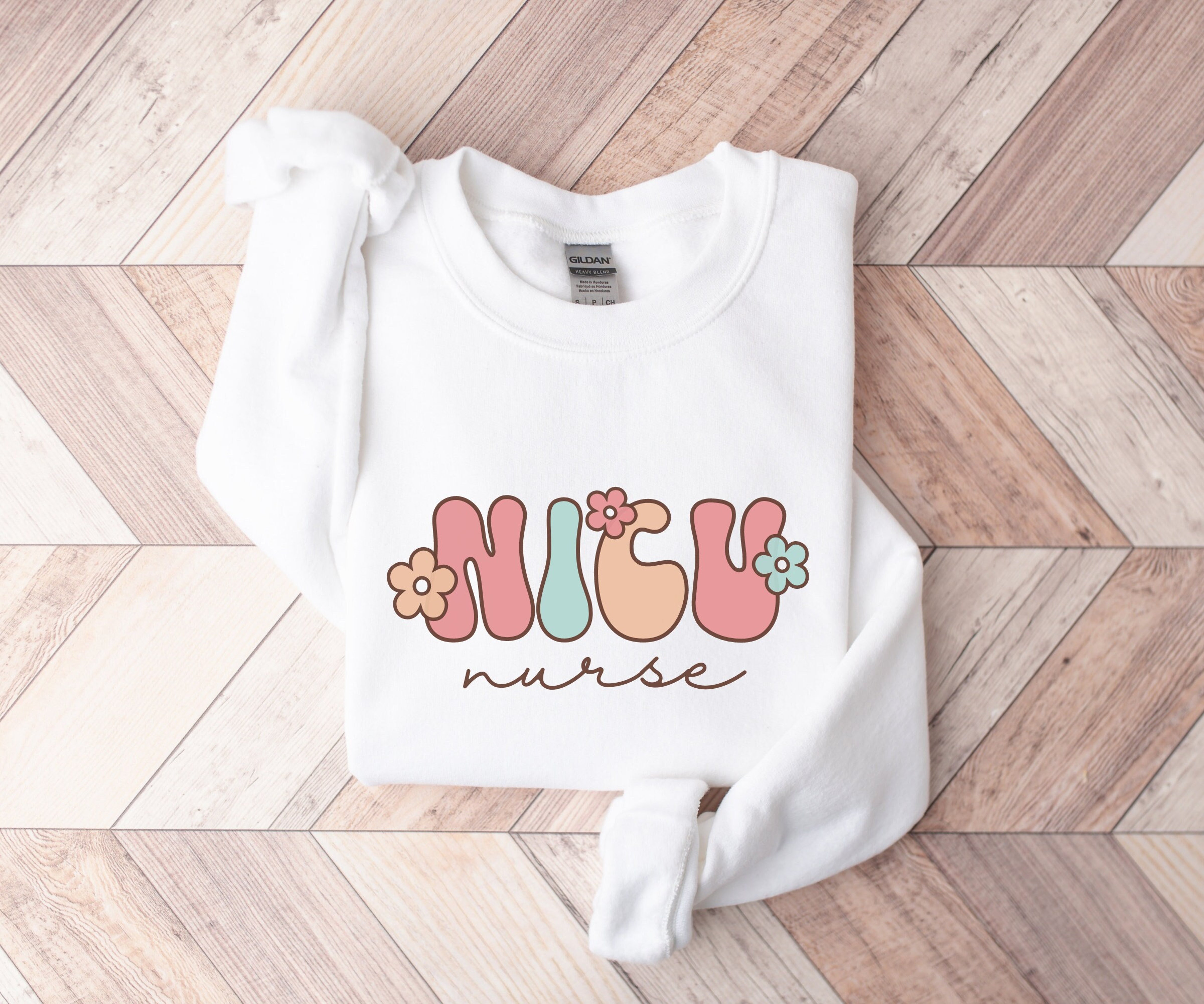 NICU Nurse Sweatshirt, Retro Nurse Sweater, Neonatal ICU Nurse Gift, Neonatal Intensive Care Unit Sweatshirt, Gift for Nurse, Nurse Hoodie