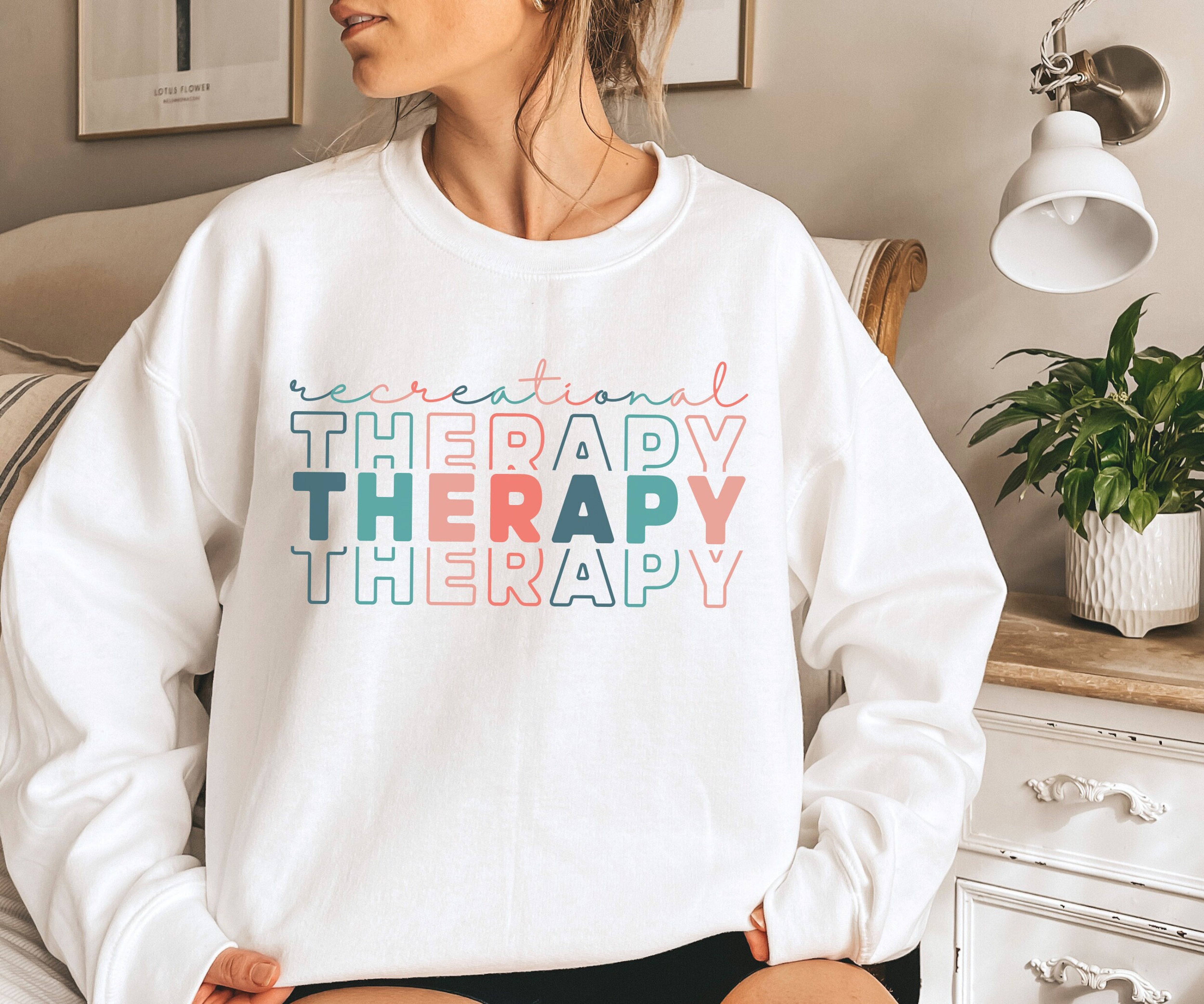 Recreational Therapy Sweatshirt, Recreational Therapist Crewneck, RT Sweater, Gift for Therapist, Graduation Gift for RT Student, RTA Gift