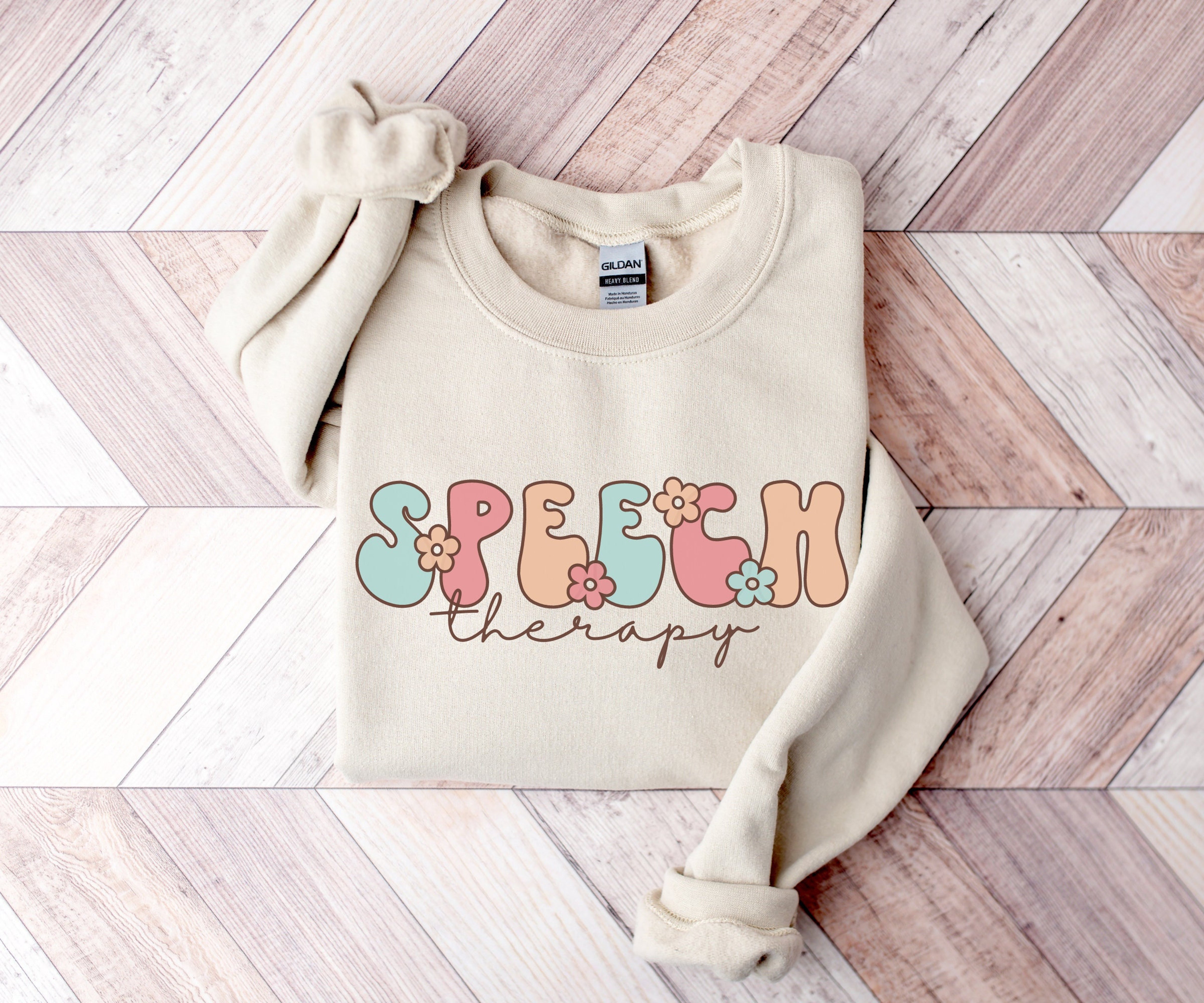 Retro Speech Therapy Sweater, Speech Language Pathologist Sweatshirt, Speech Grad Gift, Gift for Assistant, SLP Assistant Crewneck, SLP Gift