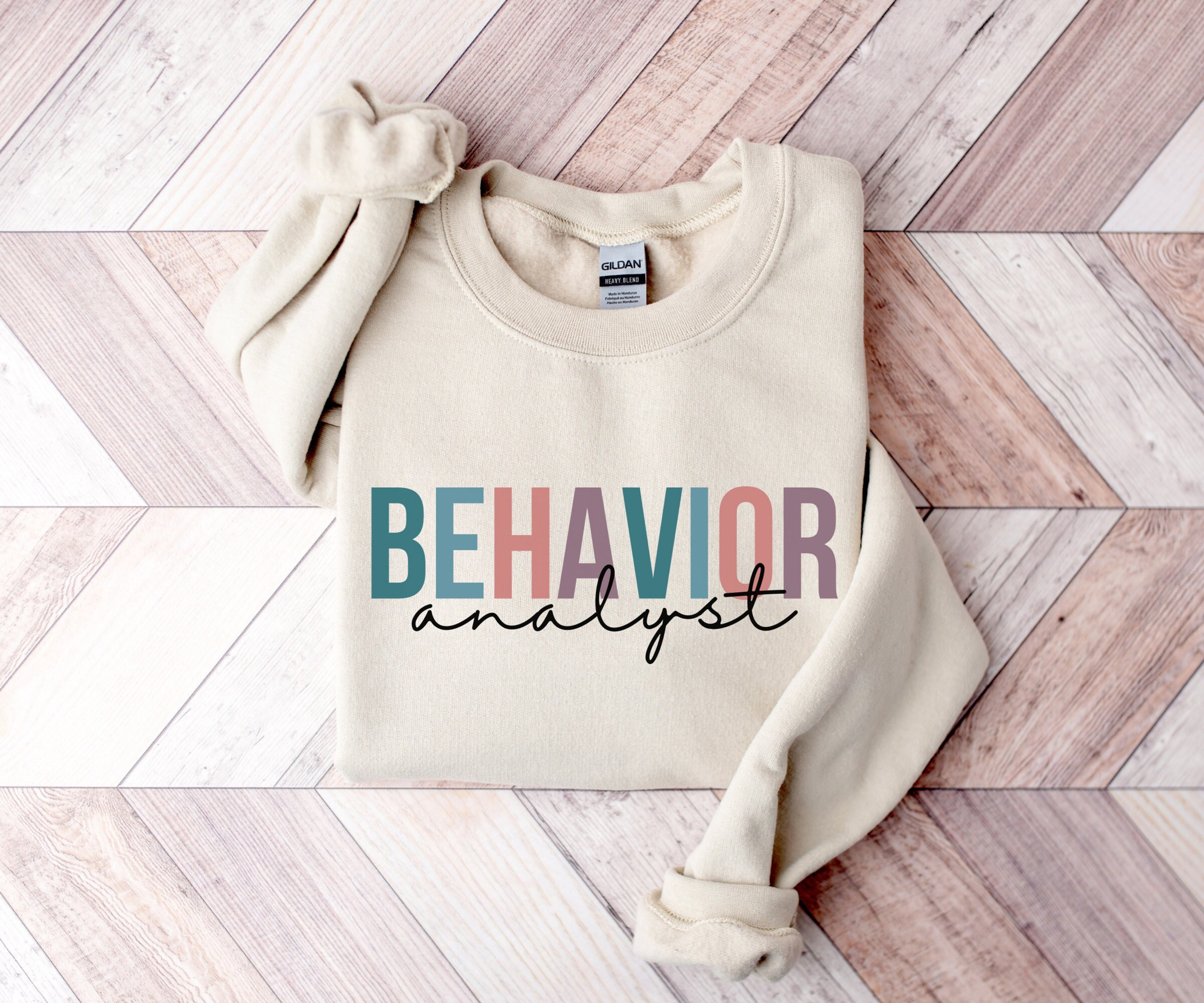 Behavior Analyst Sweatshirt, Behavior Therapy Sweater, Graduation Gift for Behavior Therapist, BCBA Gift Idea, ABA Therapist, Oversized Crew