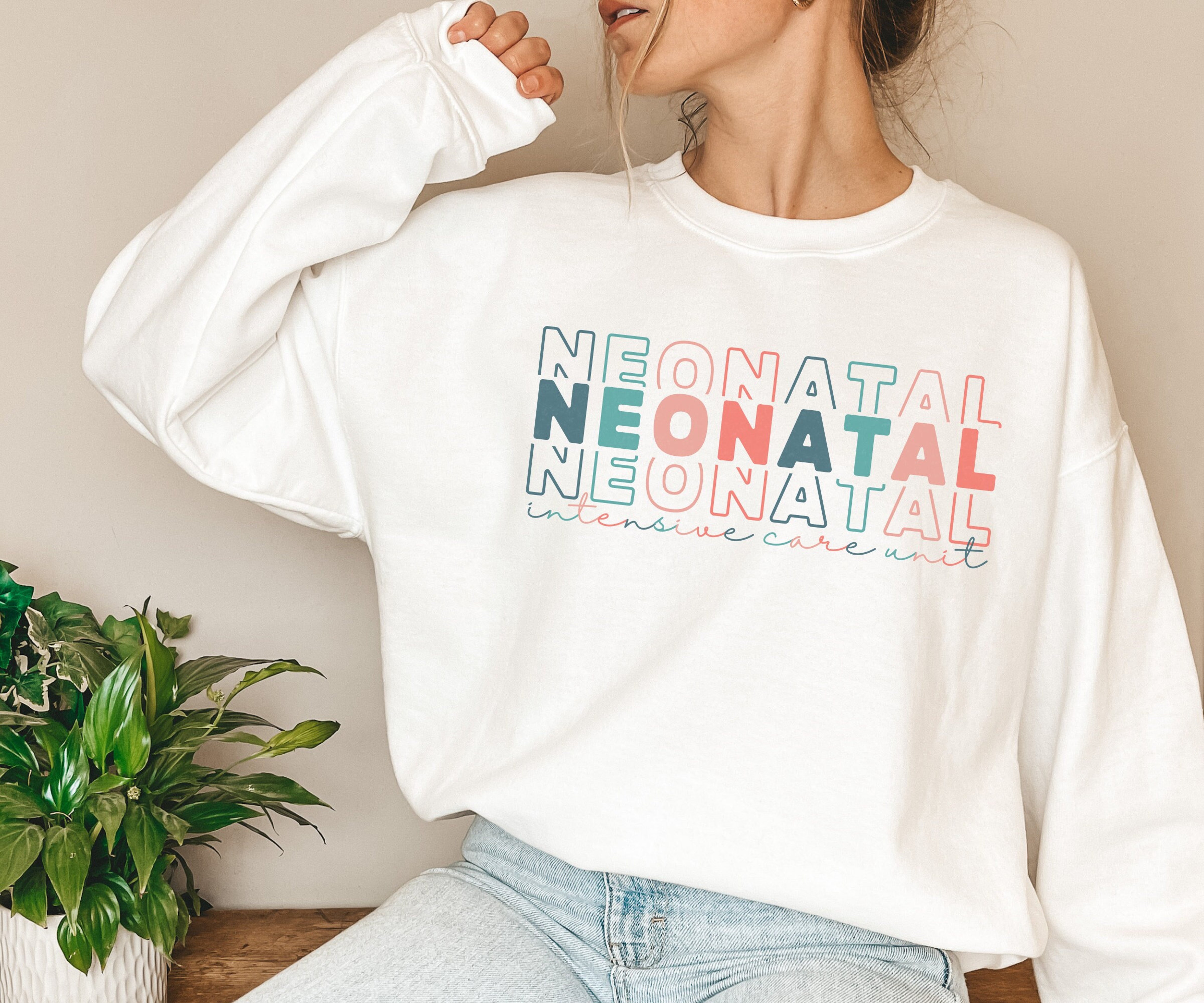 Neonatal Intensive Care Unit Sweatshirt, NICU Nurse Sweatshirt, Neonatal ICU Nurse Sweater, Trendy Nurse Crewneck, Gift for Graduate Nurse