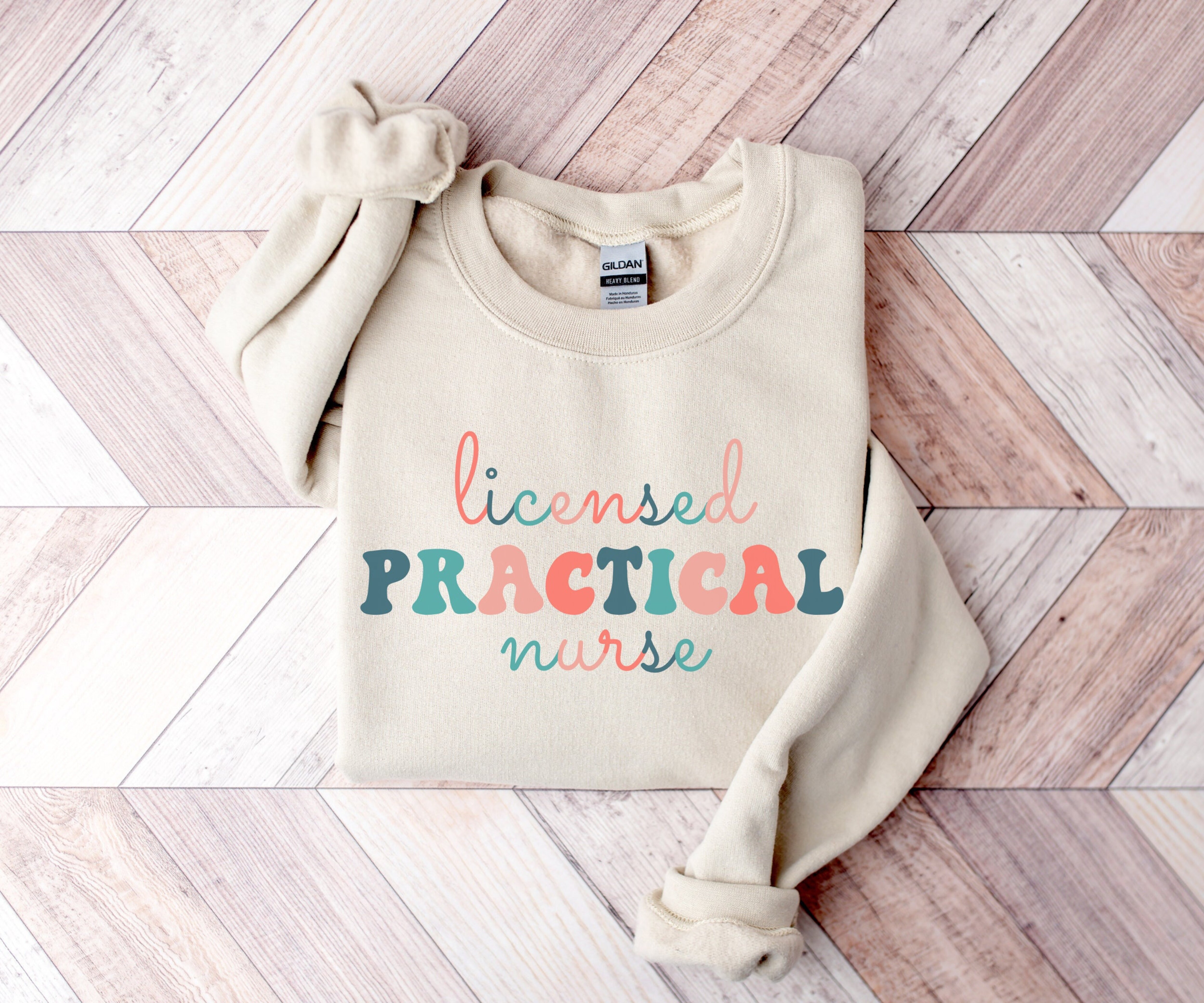 Licensed Practical Nurse Sweatshirt, LPN Sweatshirt, Sweatshirt for Nurse, Retro Nurse Hoodie, Trendy Nurse Sweater, Graduate Nurse Gift