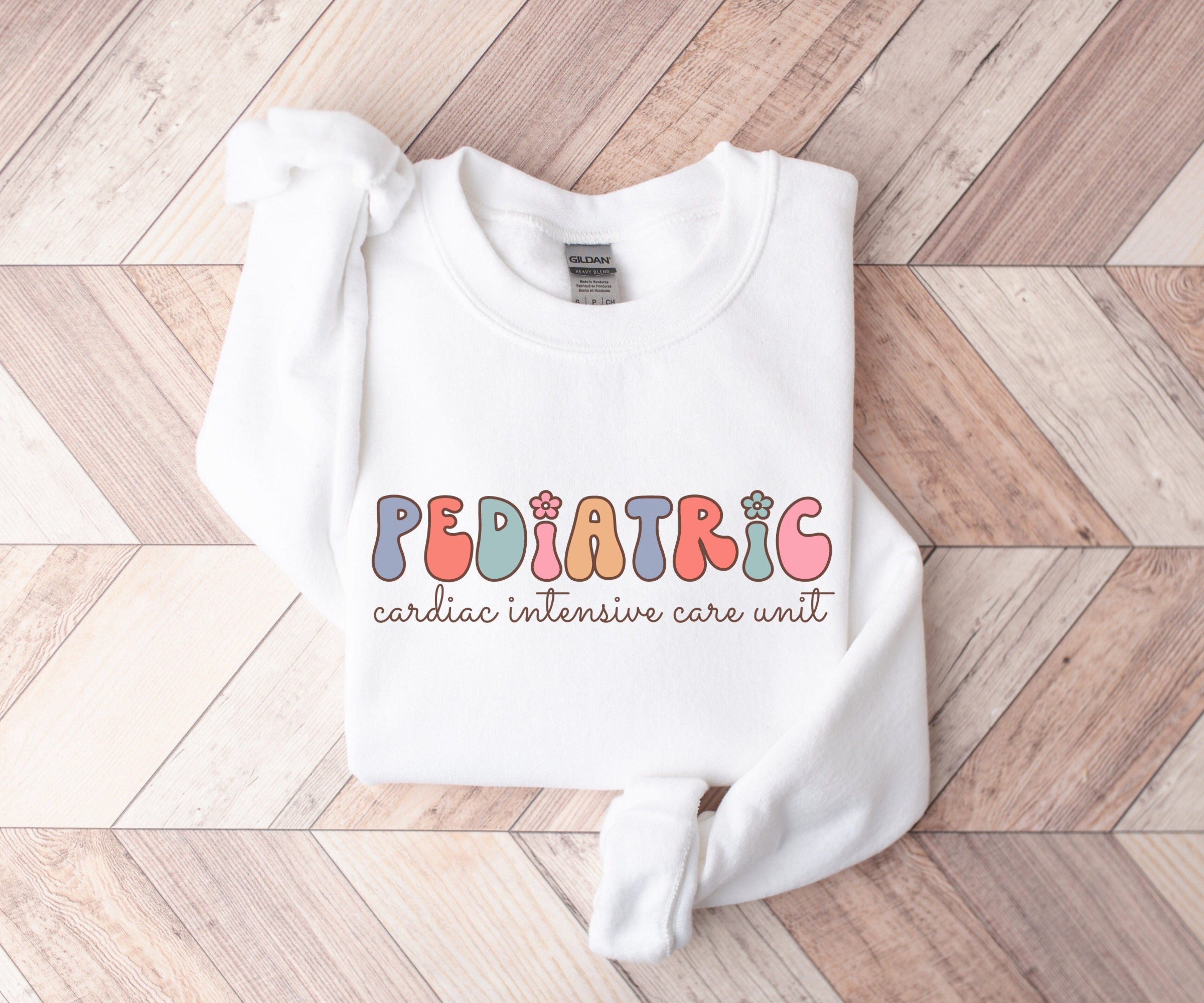 Pediatric Cardiac Intensive Care Unit Sweatshirt, PCICU Nurse Sweatshirt, Pediatric Cardiac ICU Nurse Gift, Retro Nurse Sweater, Nurse Gift