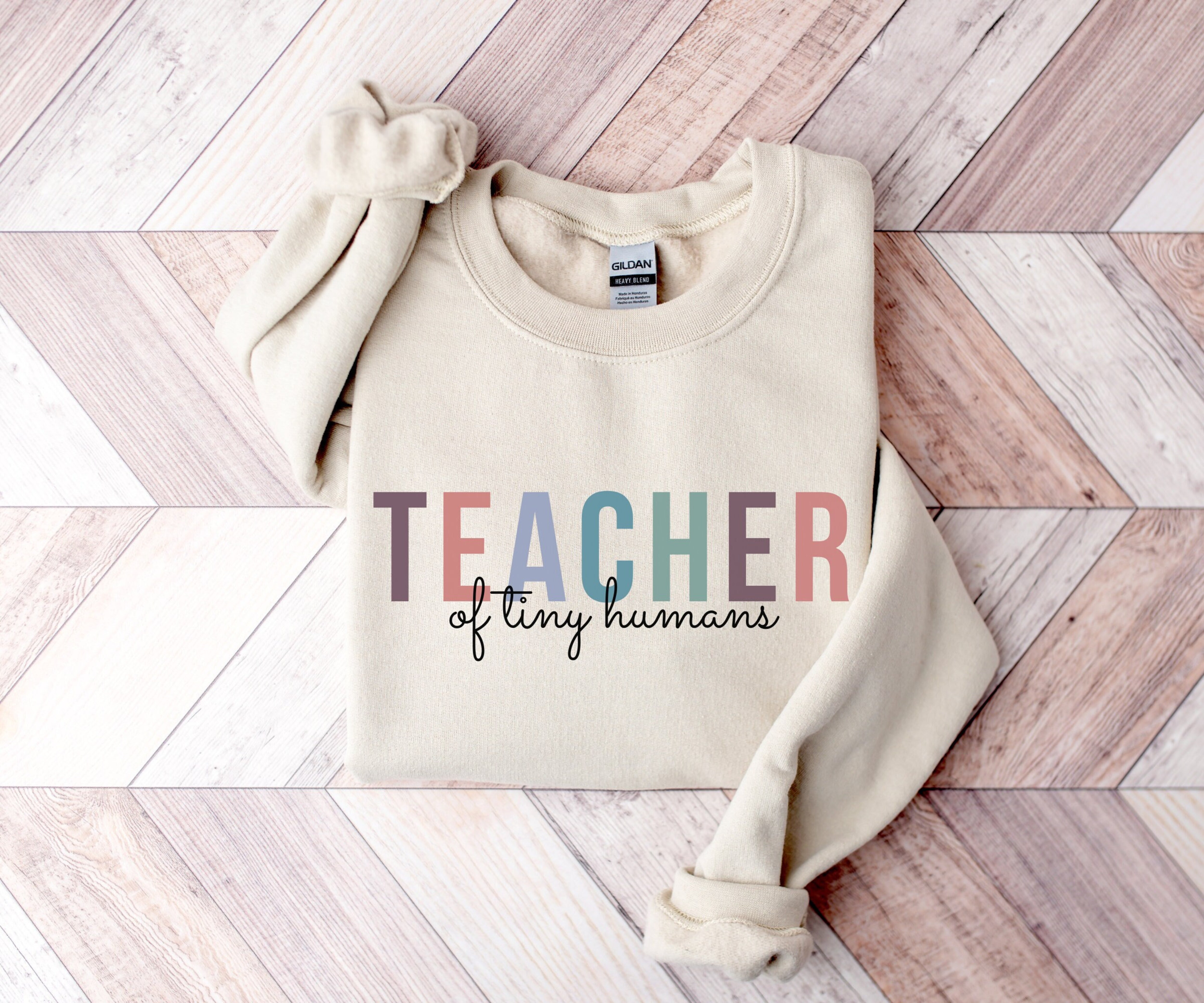 Teacher of Tiny Humans, Elementary Teacher Sweatshirt, Kindergarten Teacher Sweatshirt, Teacher Gift, New Teacher Gift, Preschool Teacher