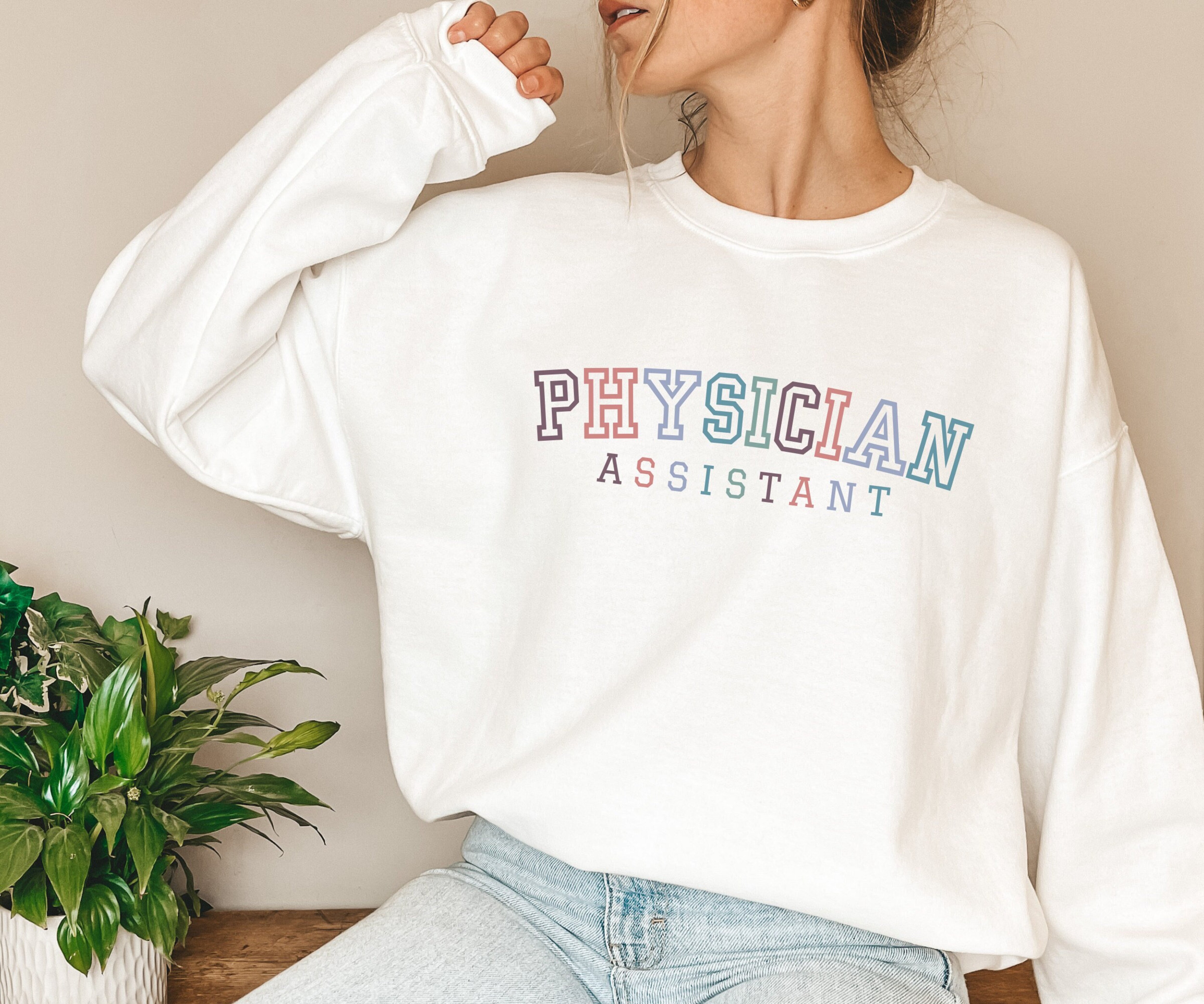 Physician Assistant Sweatshirt, PA Sweater, Graduation Gift for PA, Doctor Assistant Gift Idea, Medical Student Crewneck, Gift for Physician