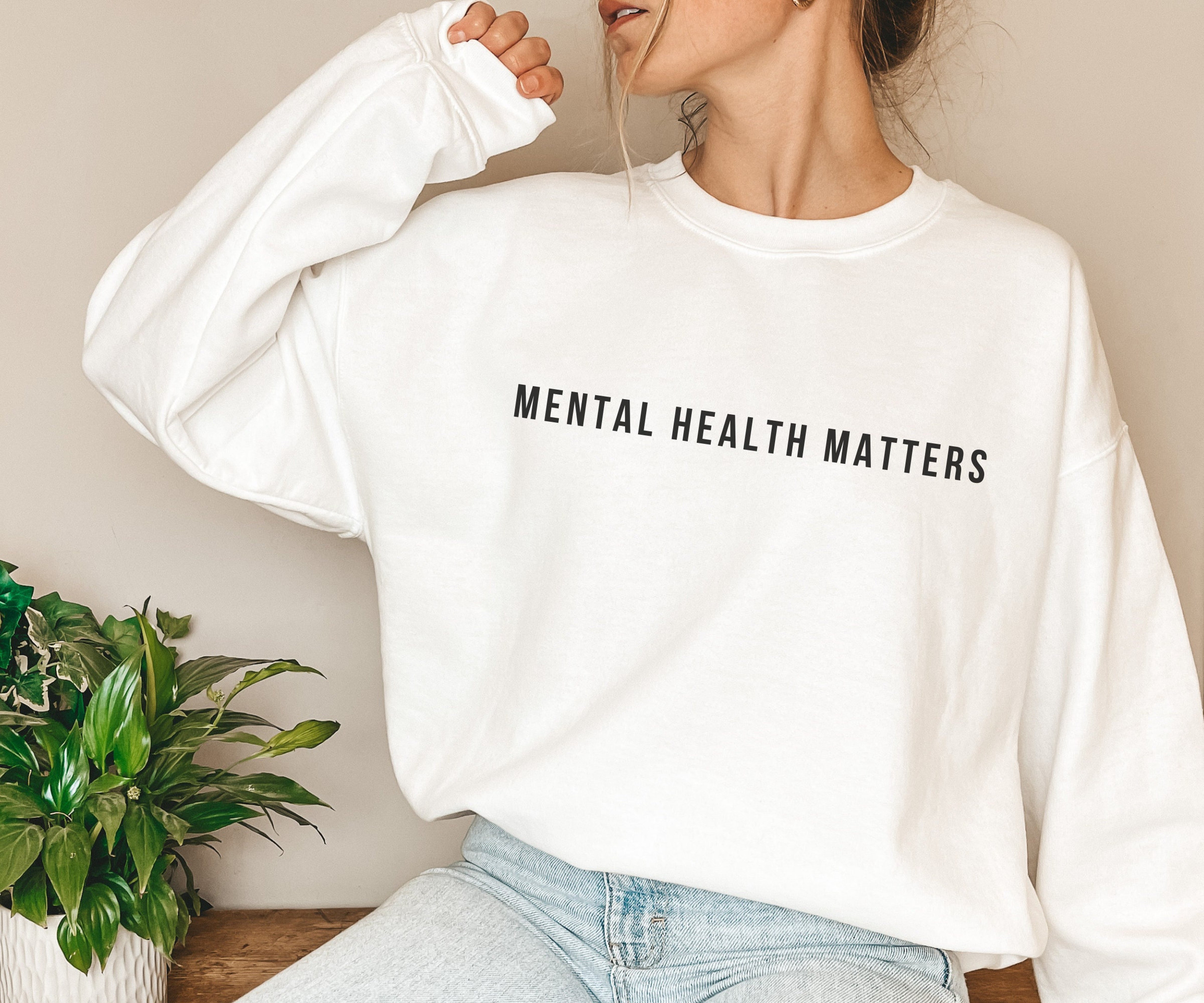 Mental Health Matters Sweatshirt, Mental Health Hoodie, Positive Thinking, Positivity Sweatshirt, Mental Health Awareness, Inspirational