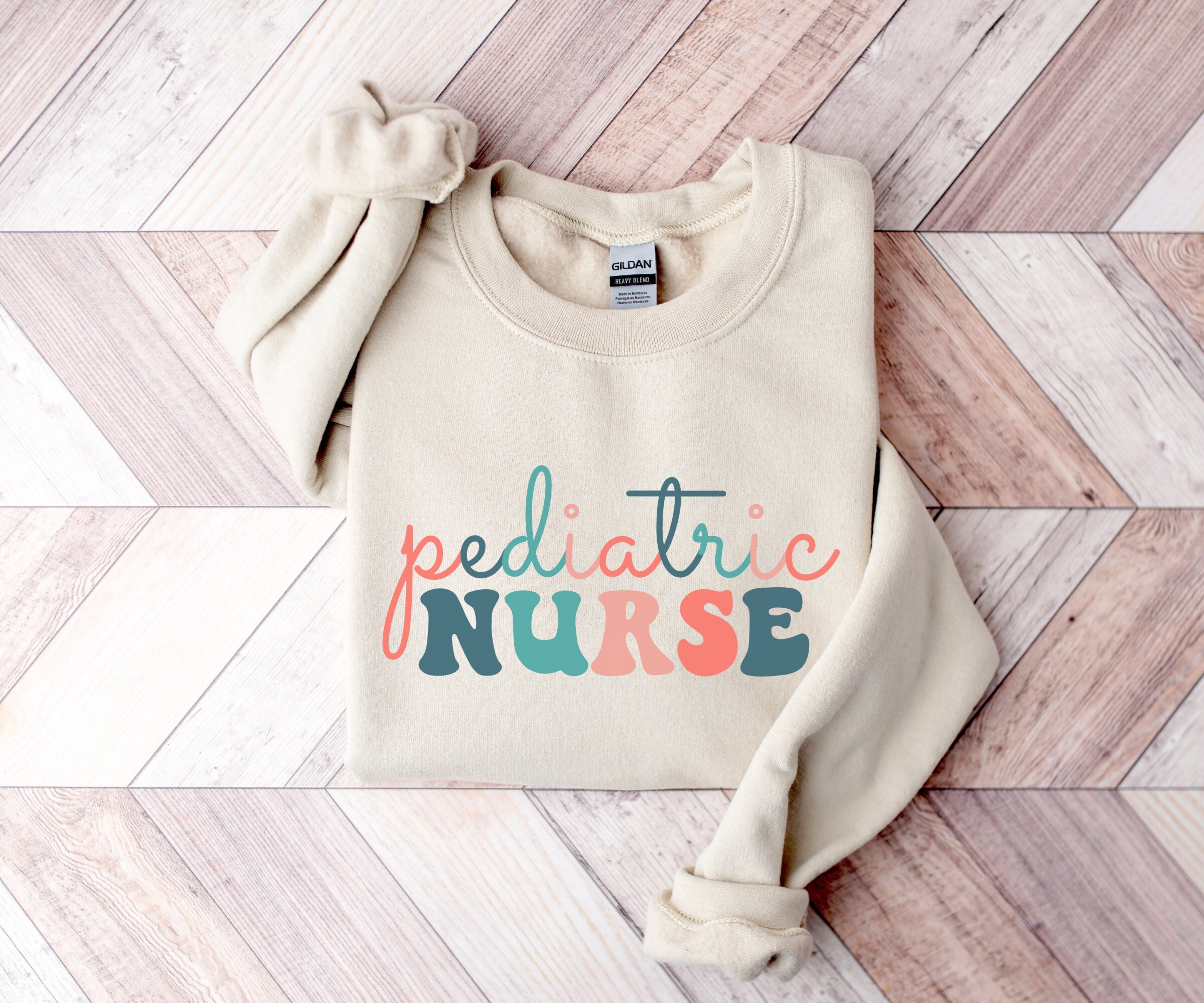 Custom Nurse Sweatshirt, Pediatric Nurse Sweatshirt, Personalized Nurse Sweatshirt, Nursing Student Sweatshirt, Pediatric Nurse Gift