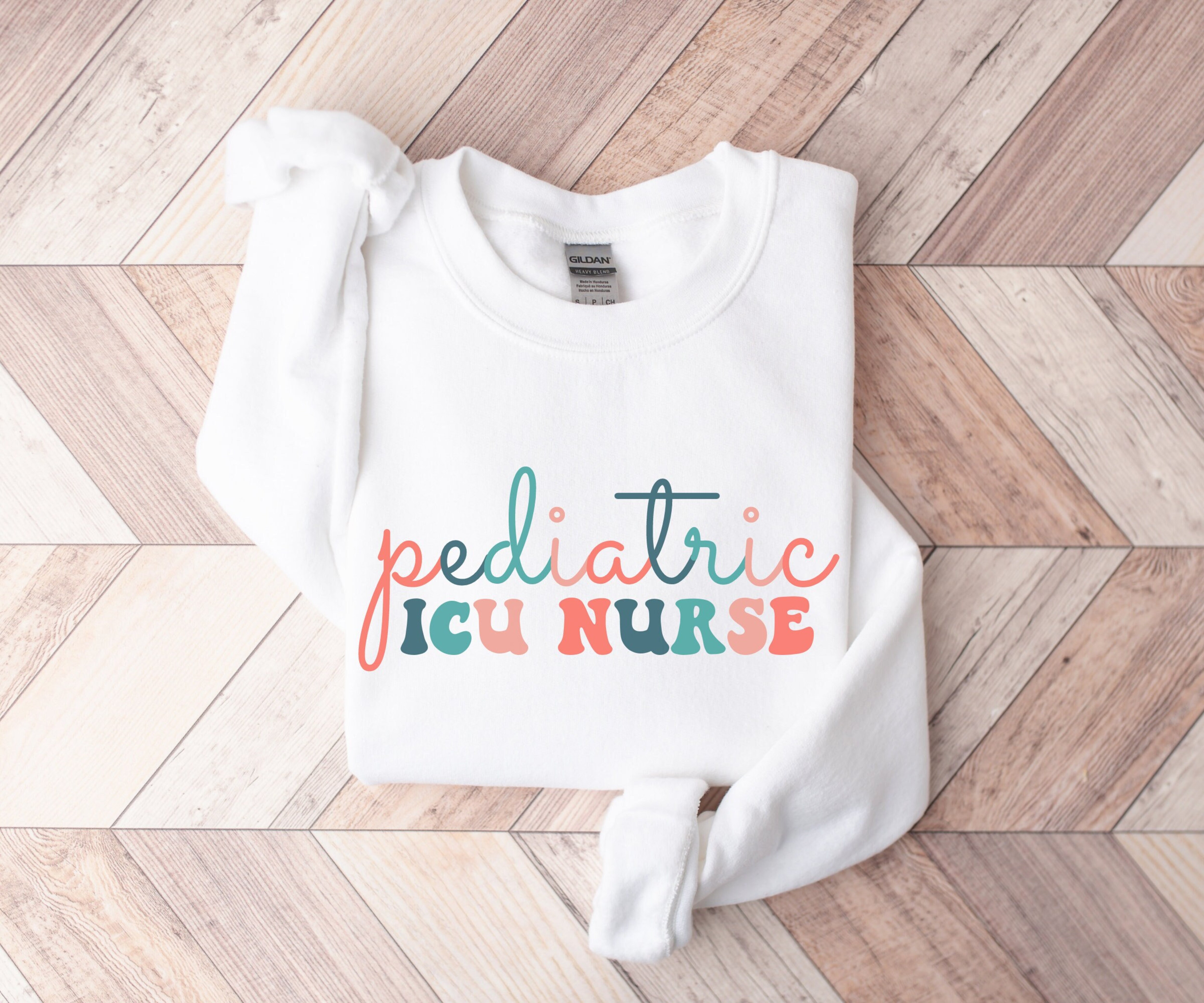 Pediatric ICU Nurse Sweatshirt, PICU Sweatshirt, Nurse Hoodie, Retro Nurse Sweater, Gift for Nurse, Student Nurse Gift, Nurse Graduation