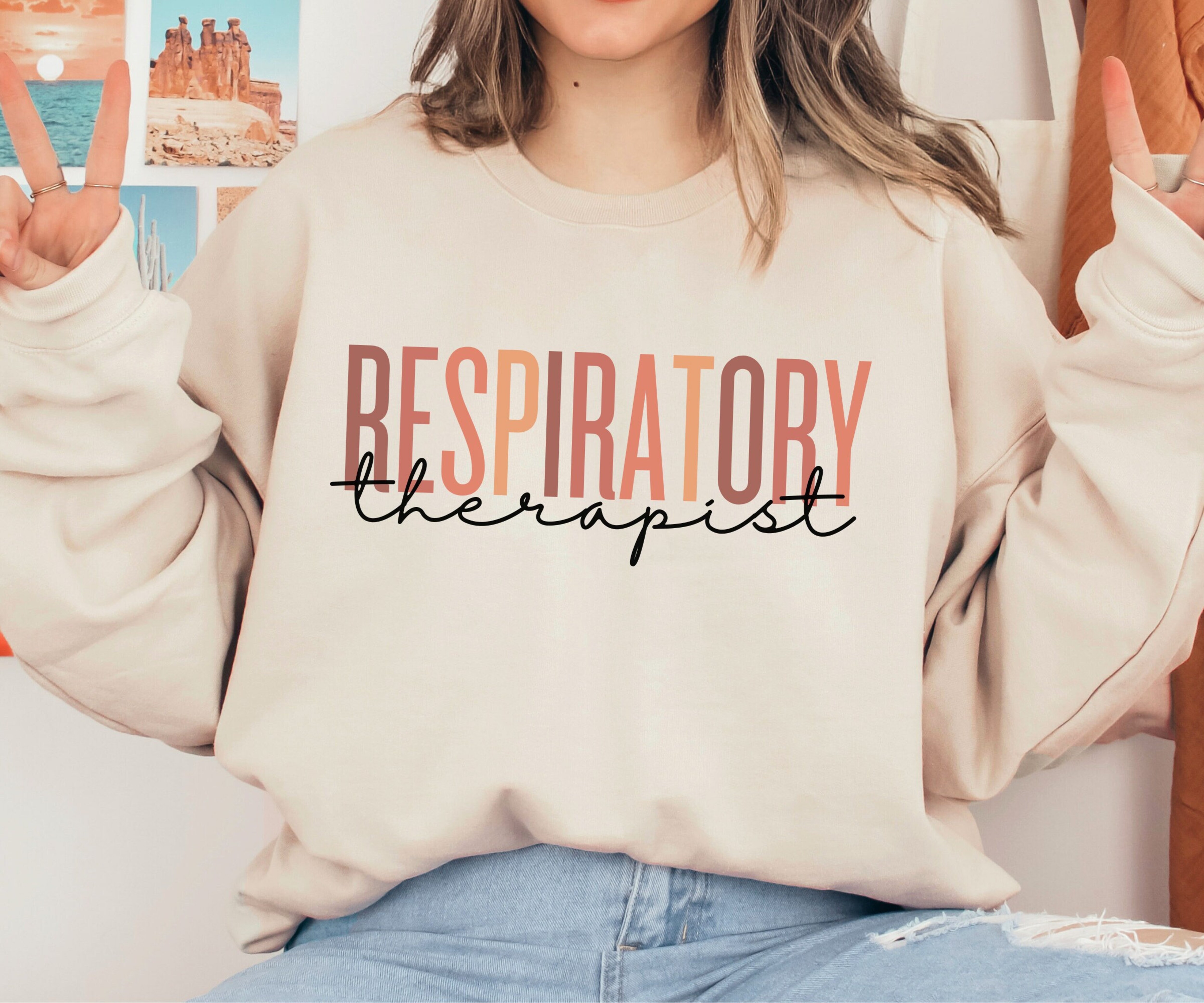 Respiratory Therapist Sweater, Respiratory Therapy Sweater, Gift for Therapist, RT Grad Gift Idea, Graduation Gift for RT, Cute Therapy Gift