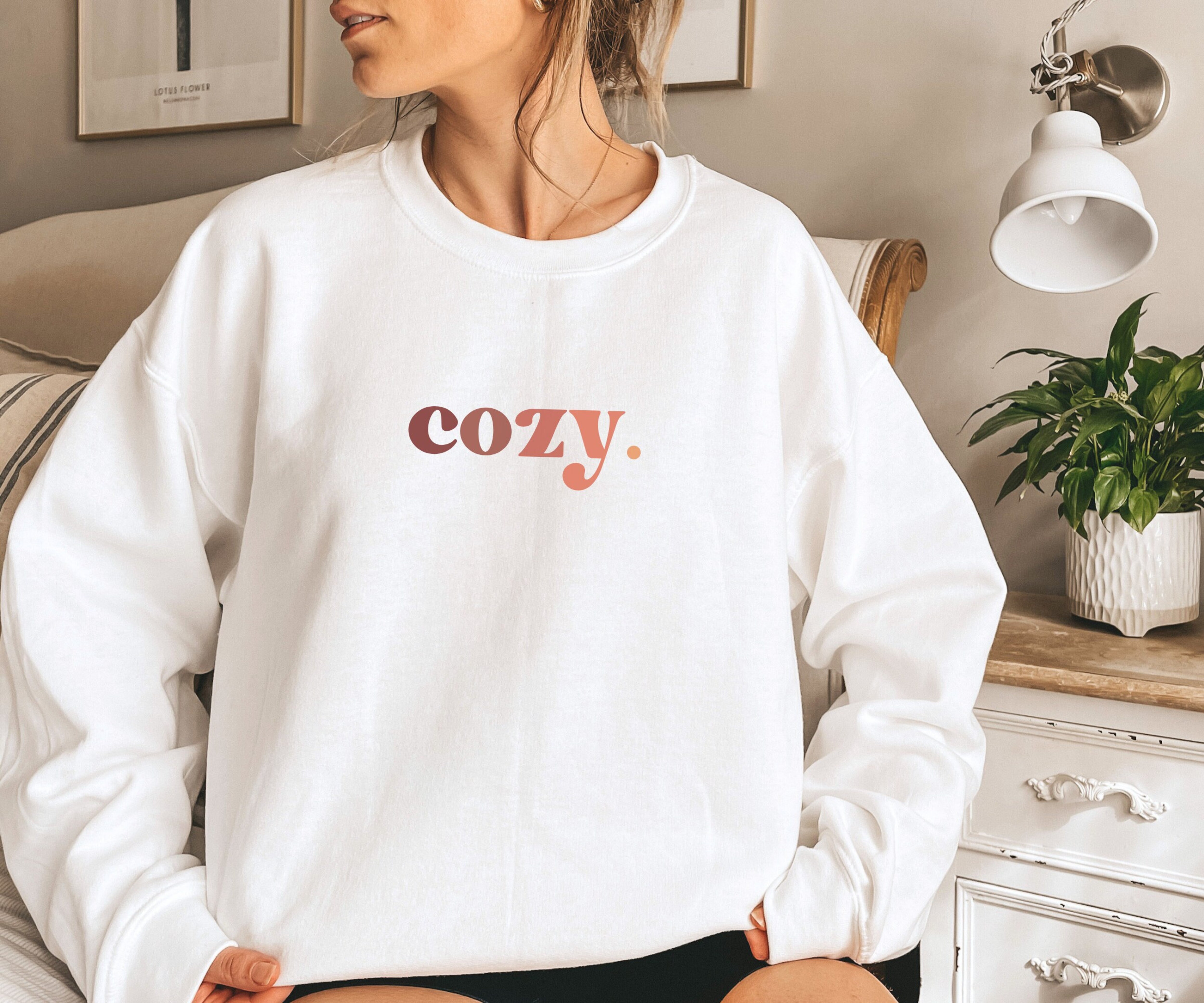 Cozy Sweatshirt, Cozy Season Sweater, Oversized Fall Sweatshirt, Autumn Sweater, Cozy Winter Sweatshirt, Retro Fall Crewneck, Autumn Gift