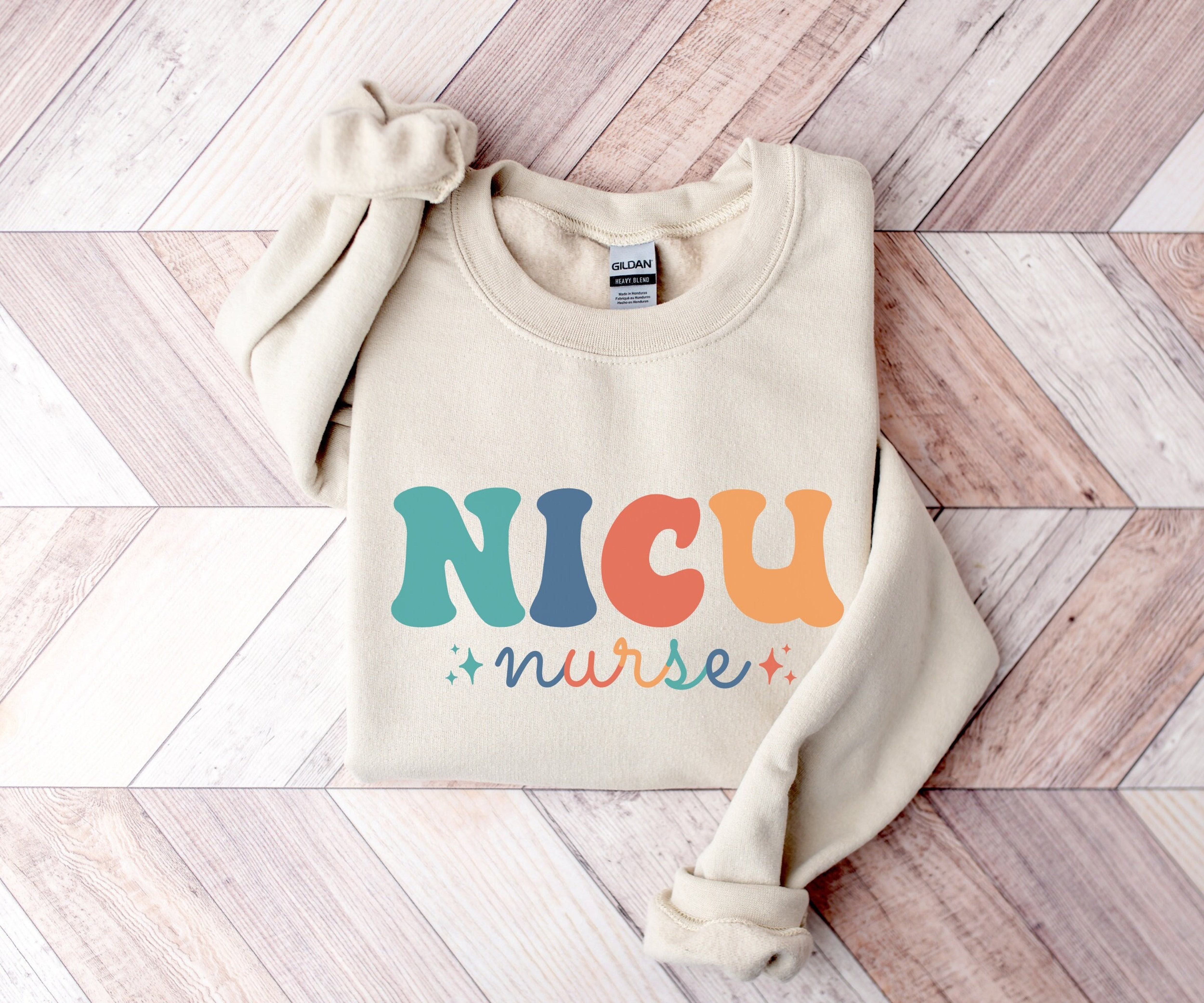 NICU Nurse Sweatshirt, Neonatal Intensive Care Unit Sweater, Neonatal ICU Nurse Gift, Retro Nurse Sweatshirt, Gift for Nurse, Nurse Hoodie