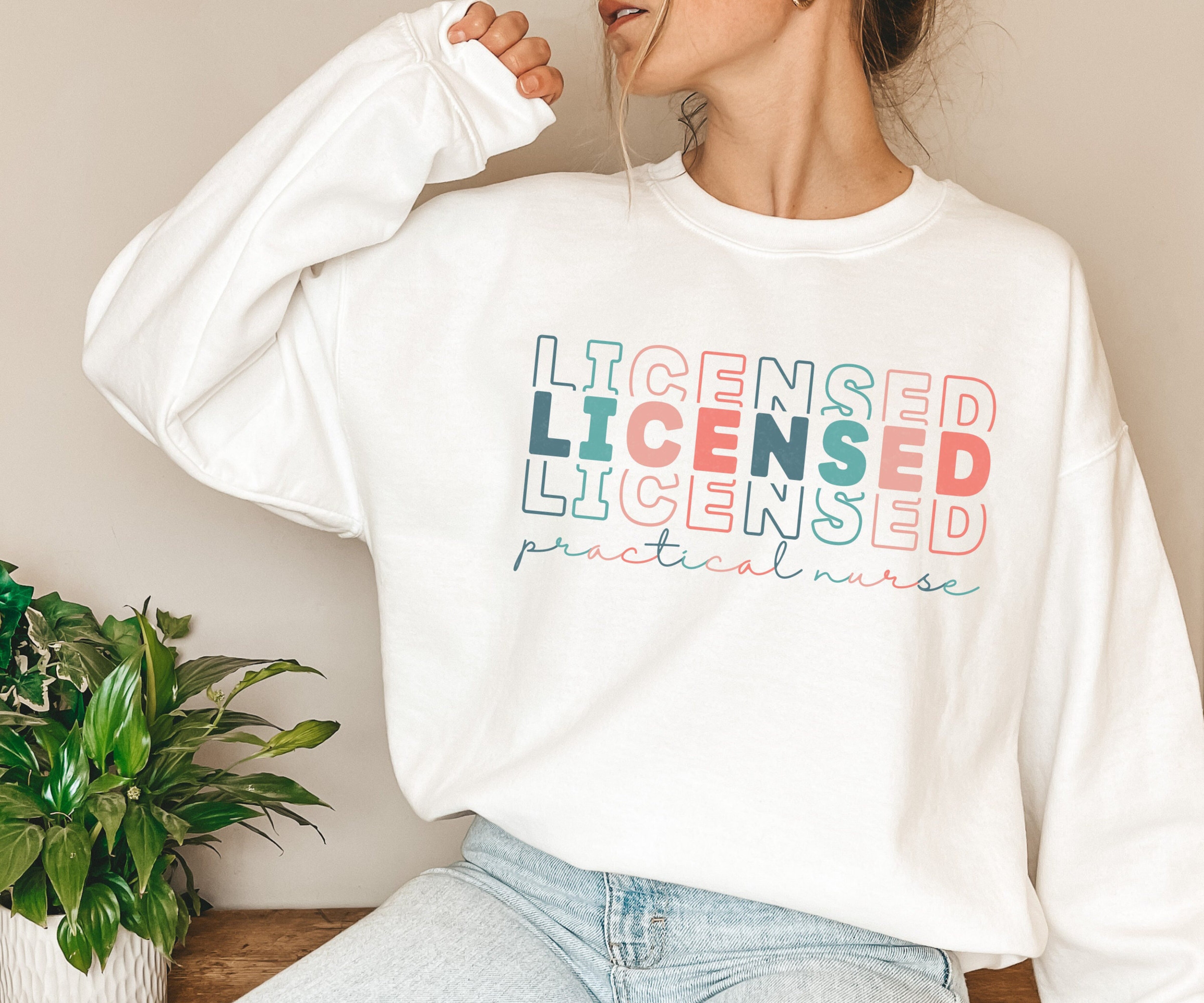 Licensed Practical Nurse Sweatshirt, LPN Sweatshirt, LPN Gift, LPN Student Sweater, Nursing Student Sweatshirt, Gift for Graduate Nurse