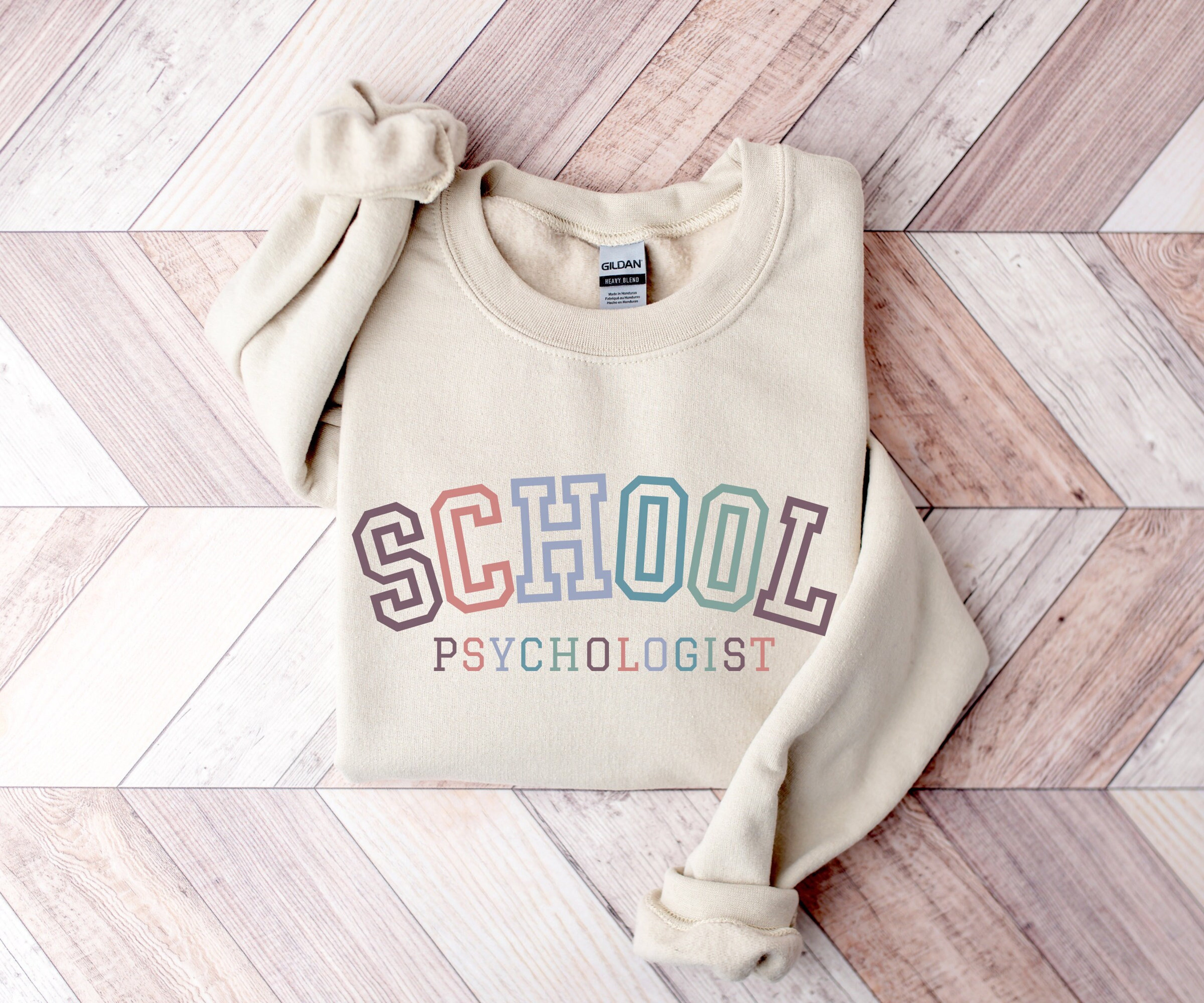 School Psychologist Sweater, Sweatshirt for Psychologist, Registered Psychologist Gift, Gift for New Psychologist, College Oversize Crewneck