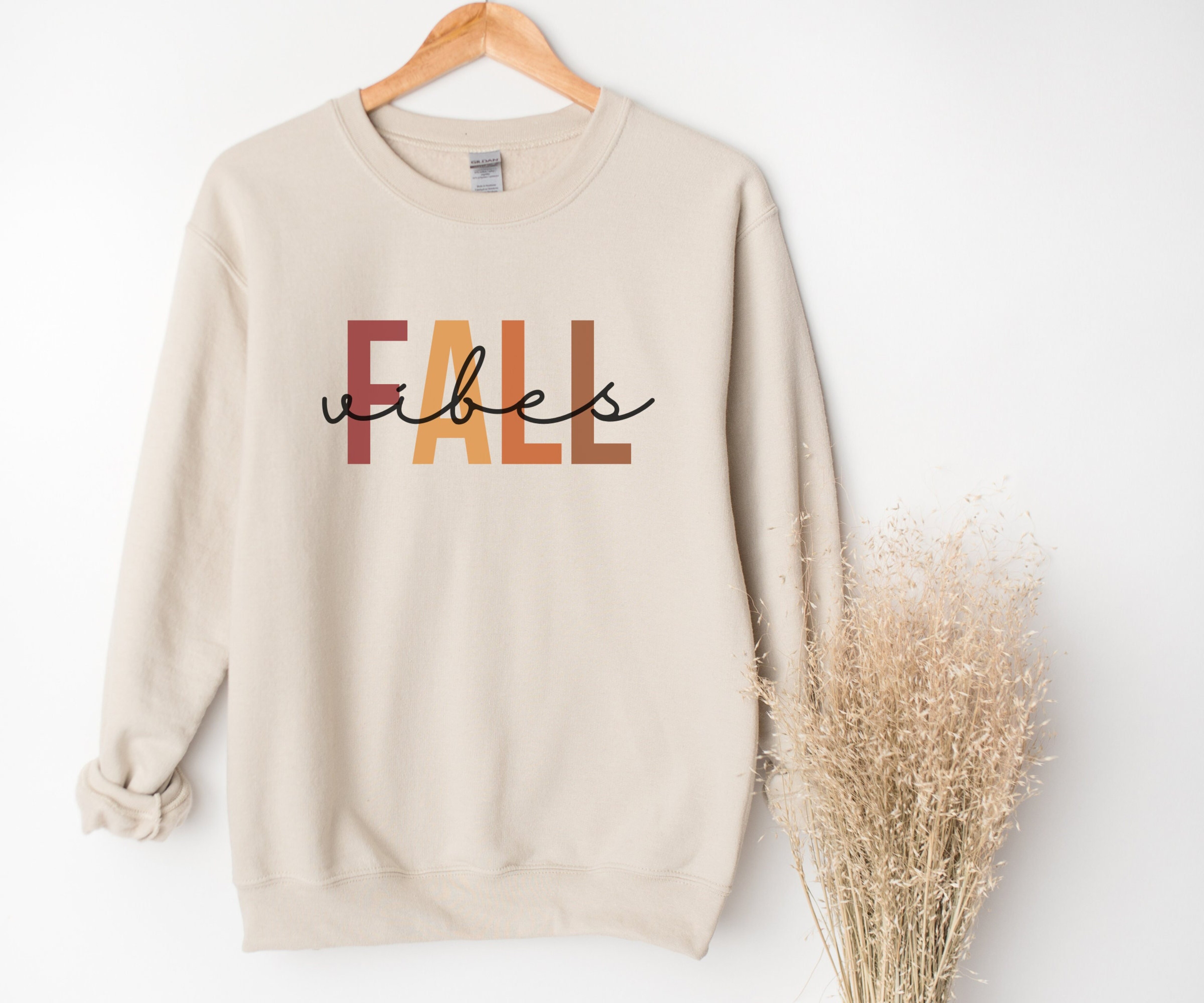 Fall Vibes Sweatshirt, Retro Fall Sweater, Trendy Fall Vibes Crewneck, Autumn Vibes Sweatshirt, Oversized Fall Sweatshirt, Autumn Gift Idea