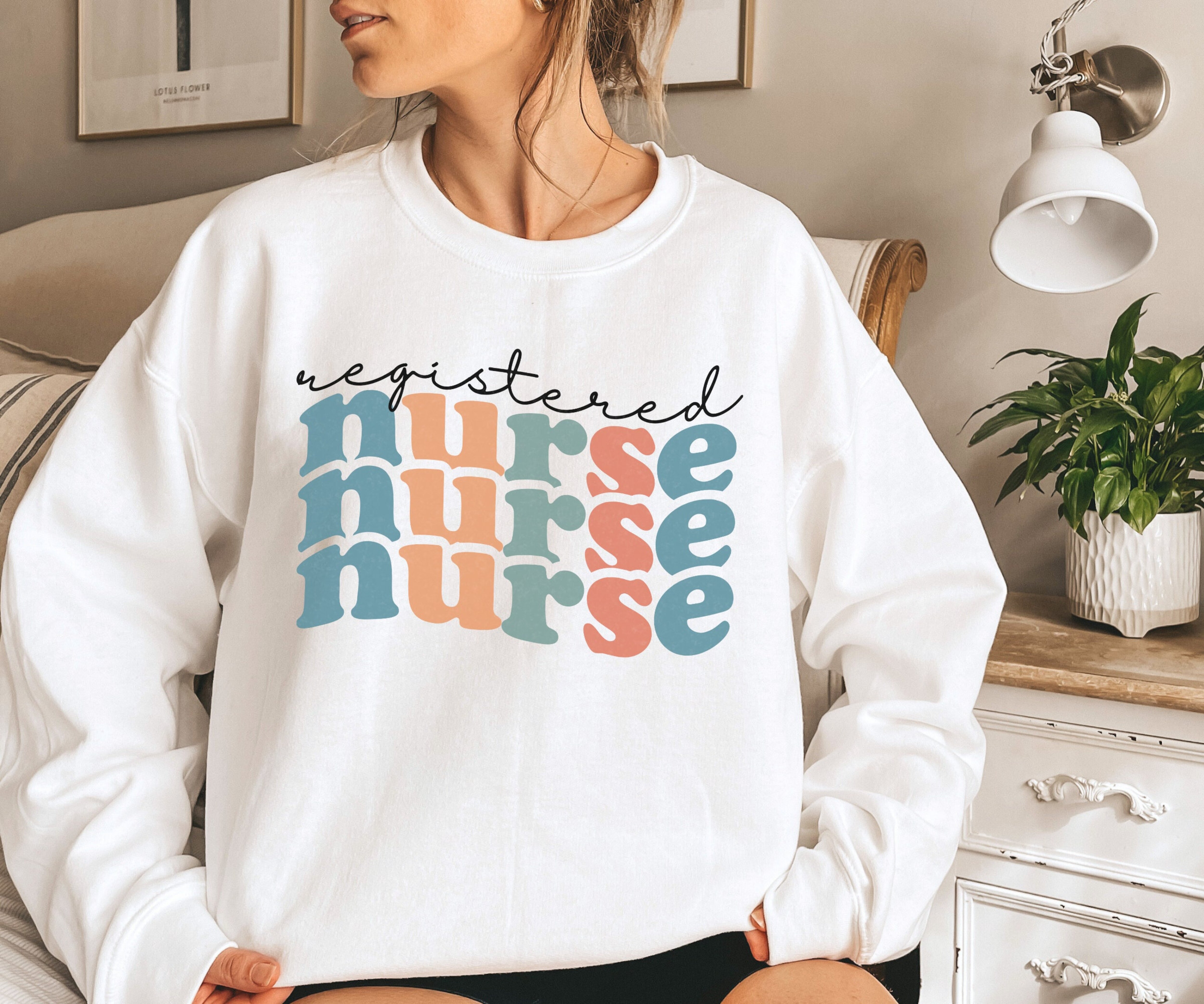 Registered Nurse Sweatshirt, RN Sweatshirt, RN Gift, Registered Nurse Sweater, Gift for Registered Nurse, Graduate Nurse Gift, New Nurse