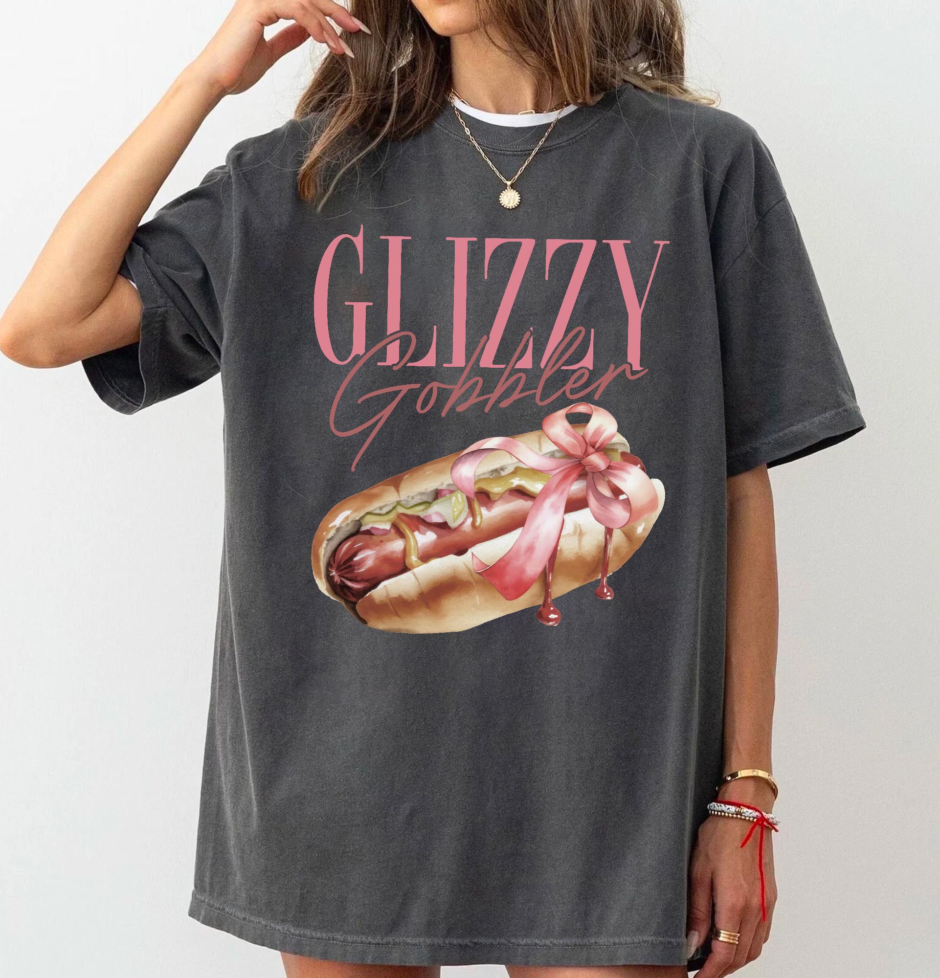 Glizzy Gobbler Coquette Shirt, Dirty Unhinged Shirt, Double Meaning Funny Pun Adult Humor Raunchy Shirt, Gag Joke Pun Shirt, Funny Shirt