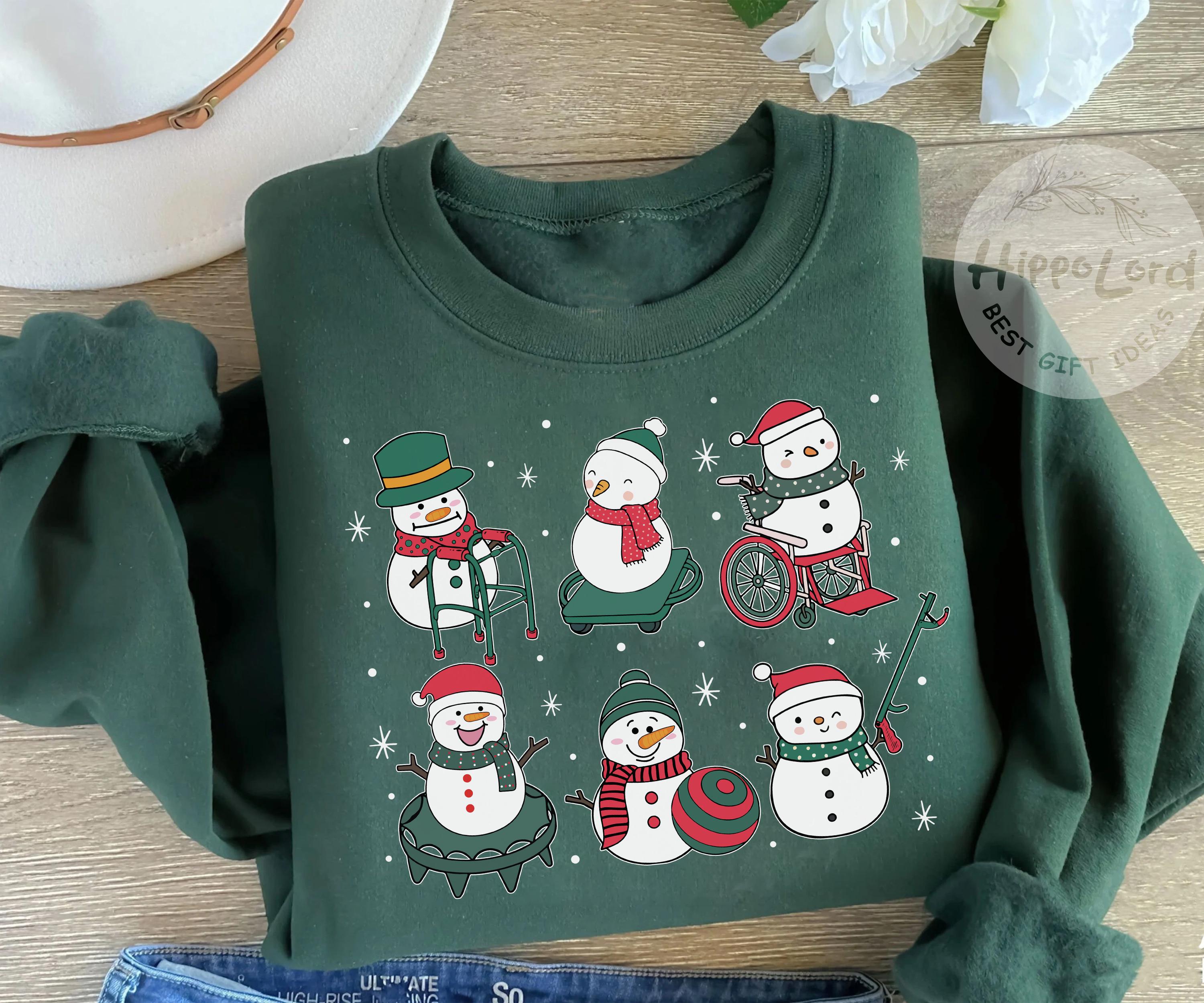 Christmas Physical Therapy Shirt, Physical Treatment Shirt, Christmas Physical Therapist Shirt, Christmas  PT Shirt, PT Crew Shirt,PTA Shirt