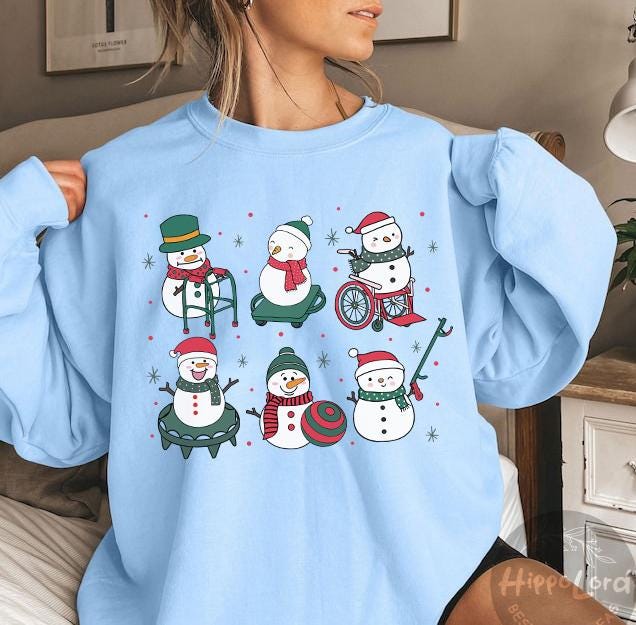 Christmas Physical Therapy Shirt, Physical Treatment Shirt, Christmas Physical Therapist Shirt, Christmas  PT Shirt, PT Crew Shirt,PTA Shirt