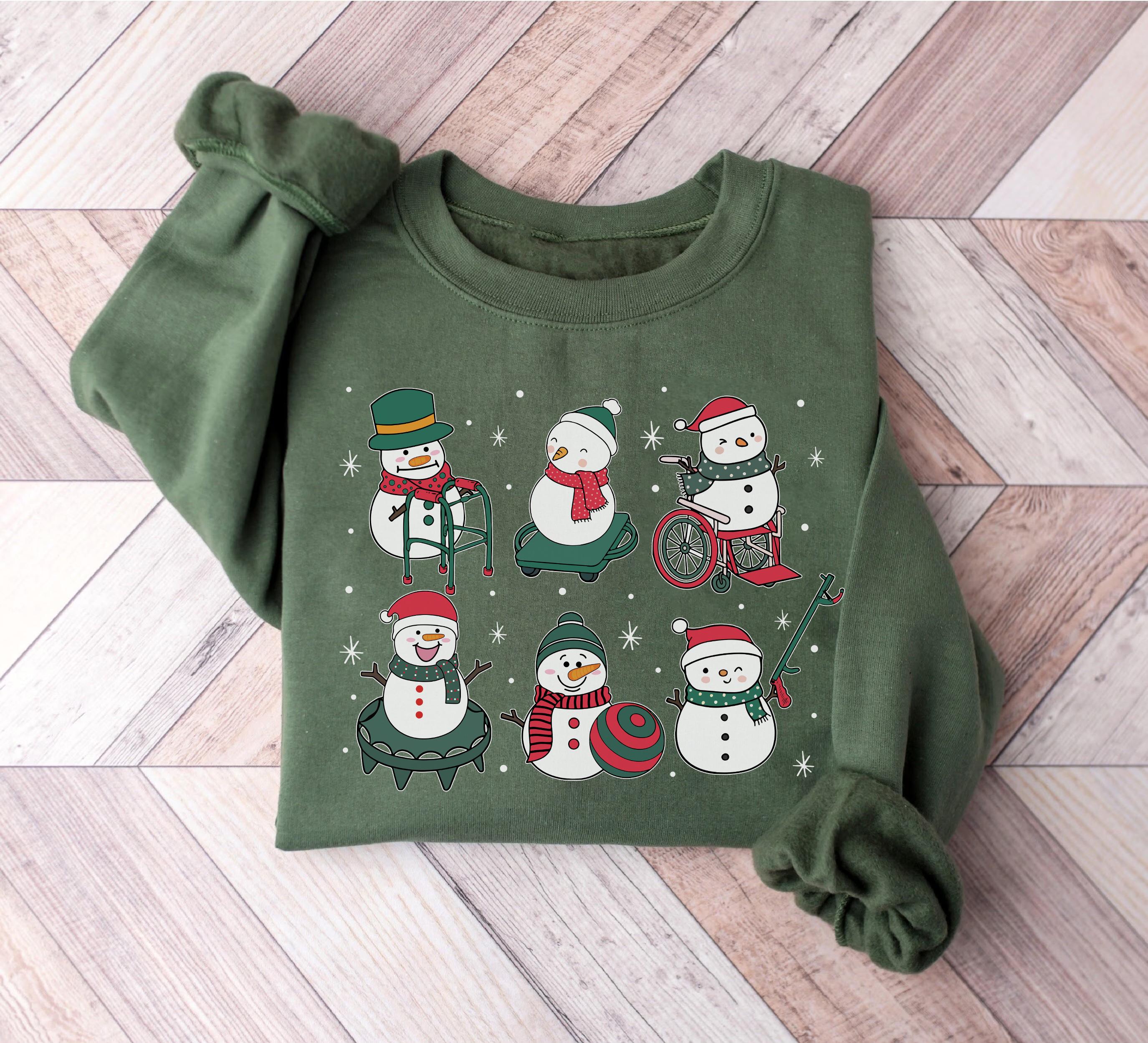Christmas Physical Therapy Shirt, Physical Treatment Shirt, Christmas Physical Therapist Shirt, Christmas  PT Shirt, PT Crew Shirt,PTA Shirt