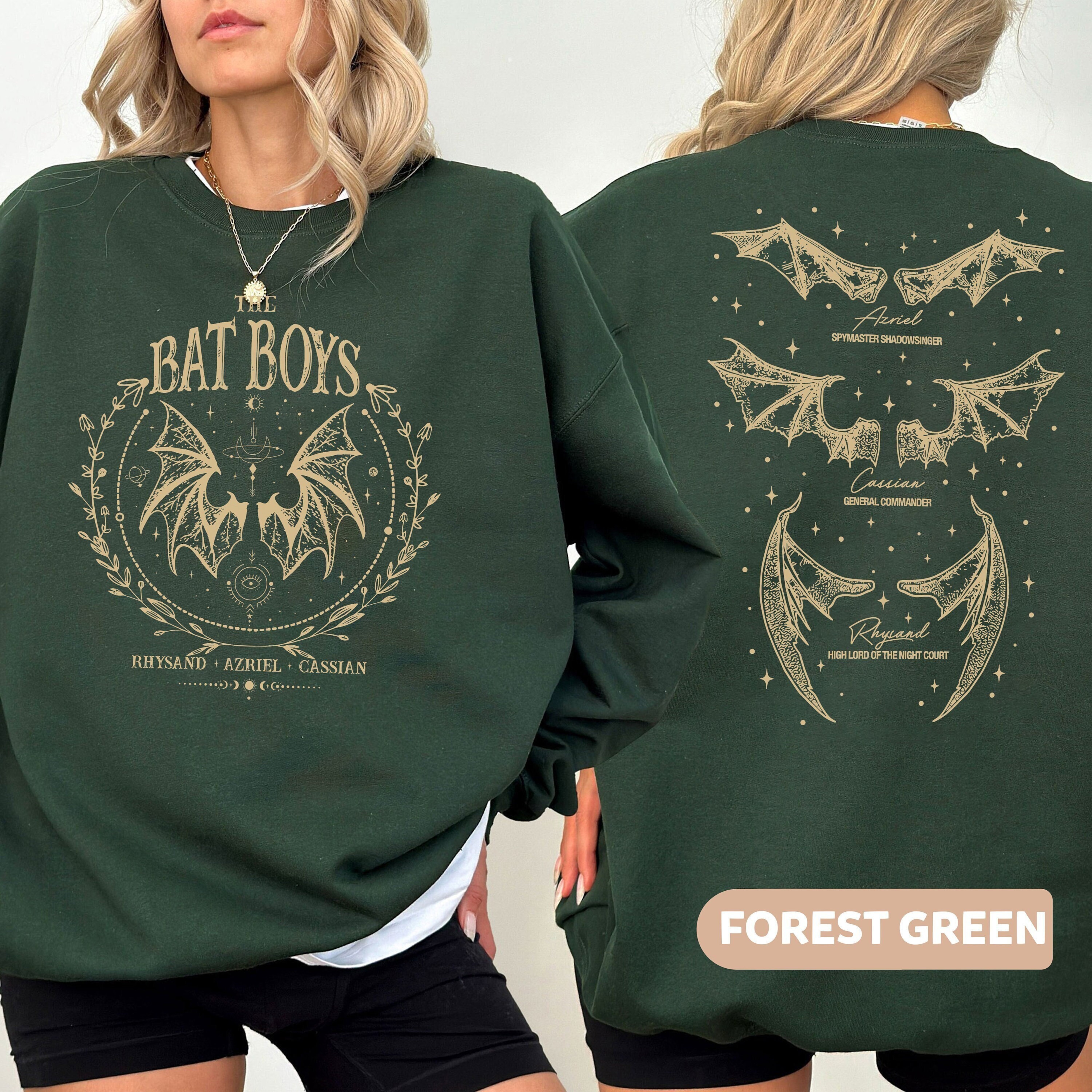 The Bat Boys Sweatshirt, Acotar Bookish Sweater, The Night Court Illyrians, A Court of Thorns and Roses Rhysand Cassian Azriel, Acotar Shirt