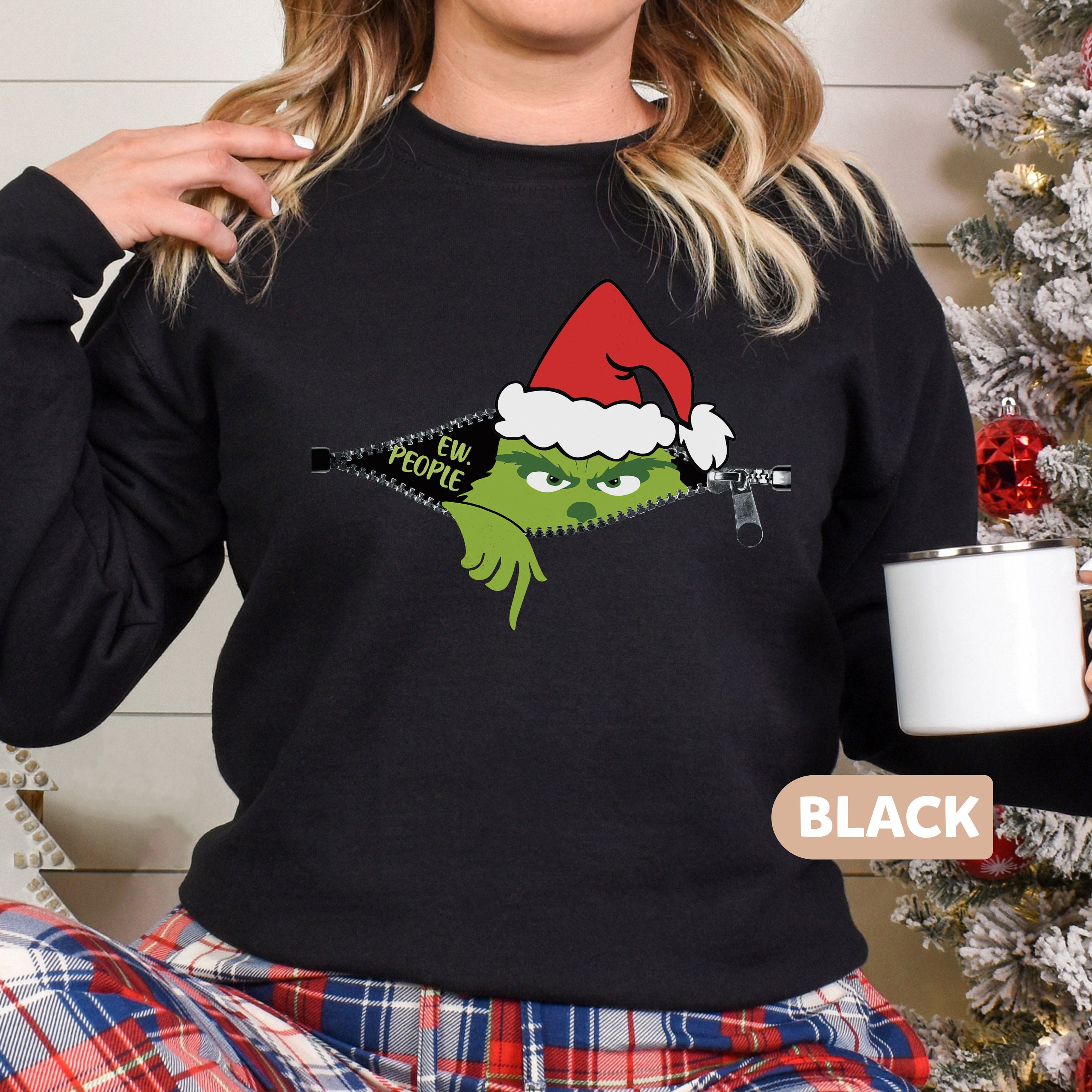 Ew People Sweatshirt, Family Christmas Movie Shirt, Christmas Sweatshirt, Grinchmas Shirt, Best Chrismas Gift Ideas, Funny Christmas Sweater