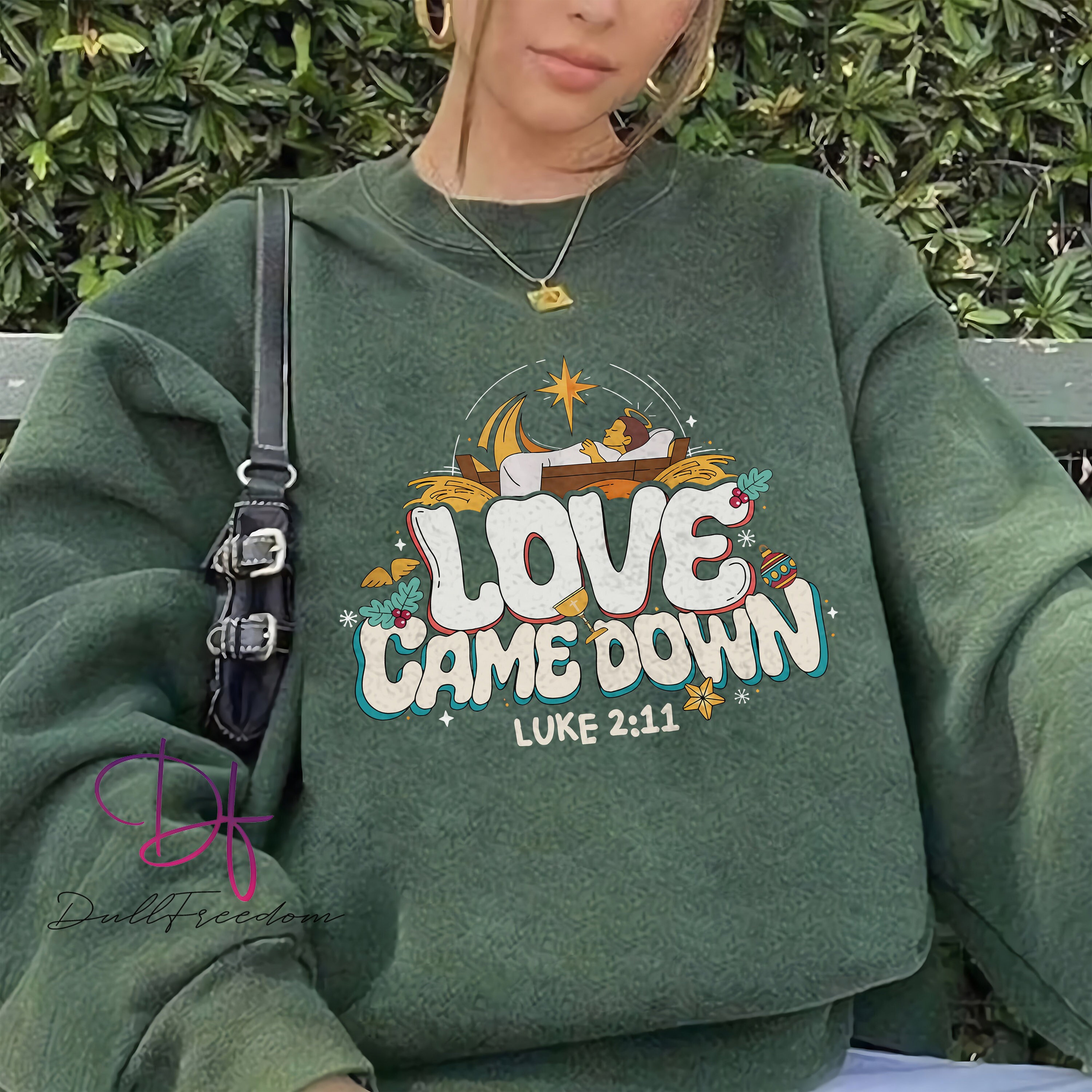 Love Came Down Shirt, Bible Quote Sweater, Christmas Nativity Shirt, Jesus Christian Tee, Faith Shirt, JesusLove Shirt, Christian Christmas