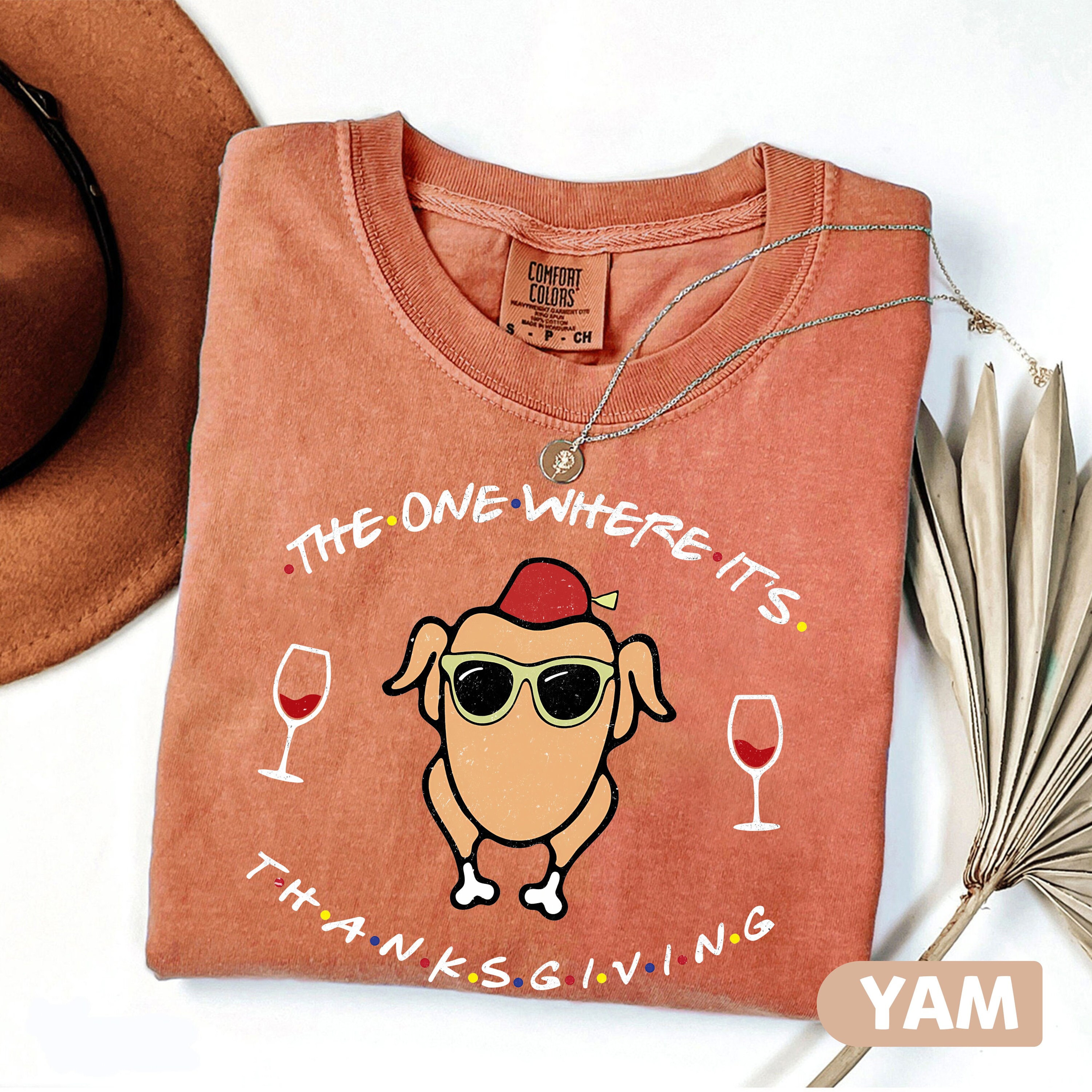 The One Where It&#39;s Thanksgiving  Shirt, Friends Turkey Thanksgiving Shirt, Friends Turkey Shirt, Funny Thanksgiving Shirt