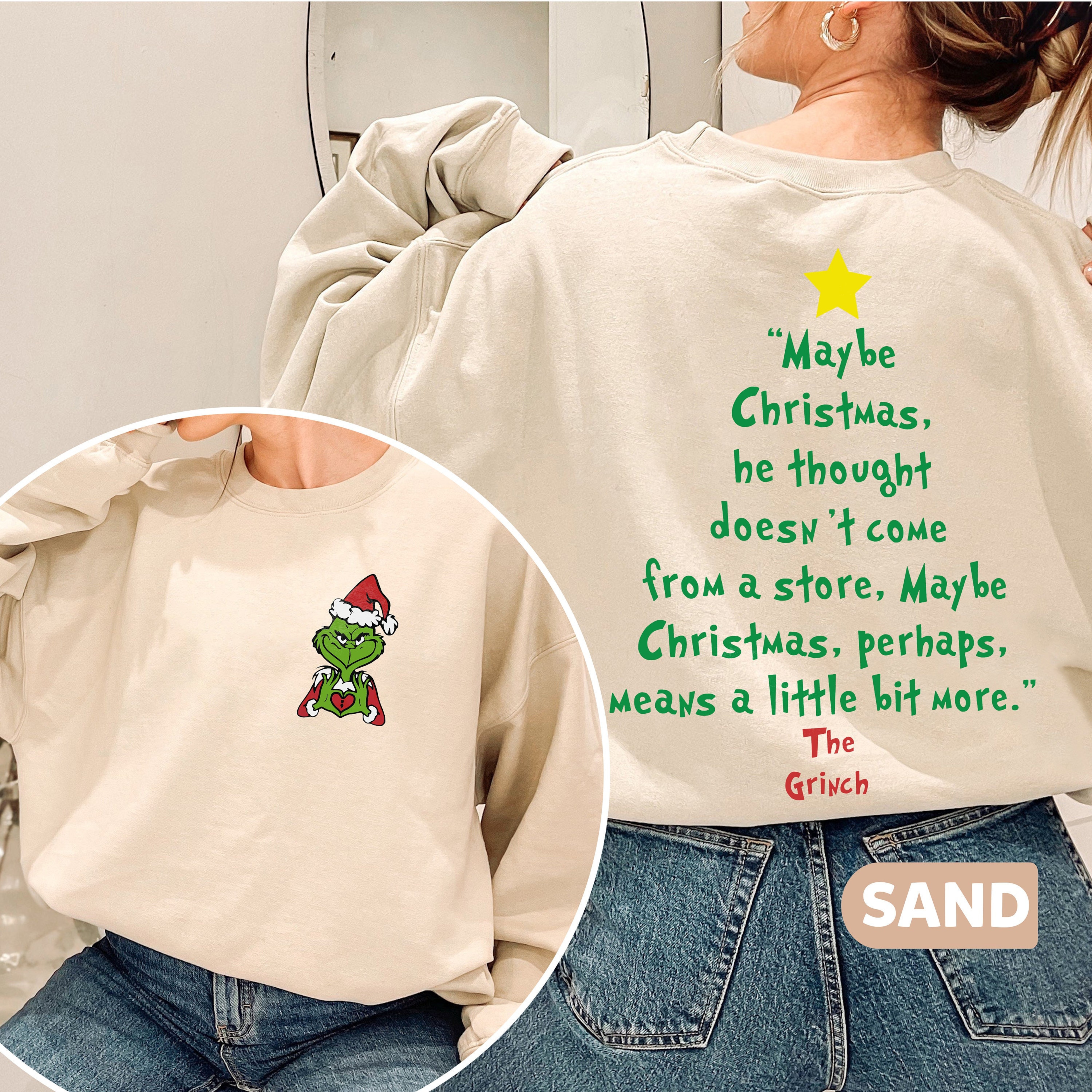 The Grinch Christmas Sweatshirt, Grinch Christmas Shirt, Grinchmas Sweatshirt, Christmas Sweatshirt, Christmas Family Shirt, Christmas Gifts