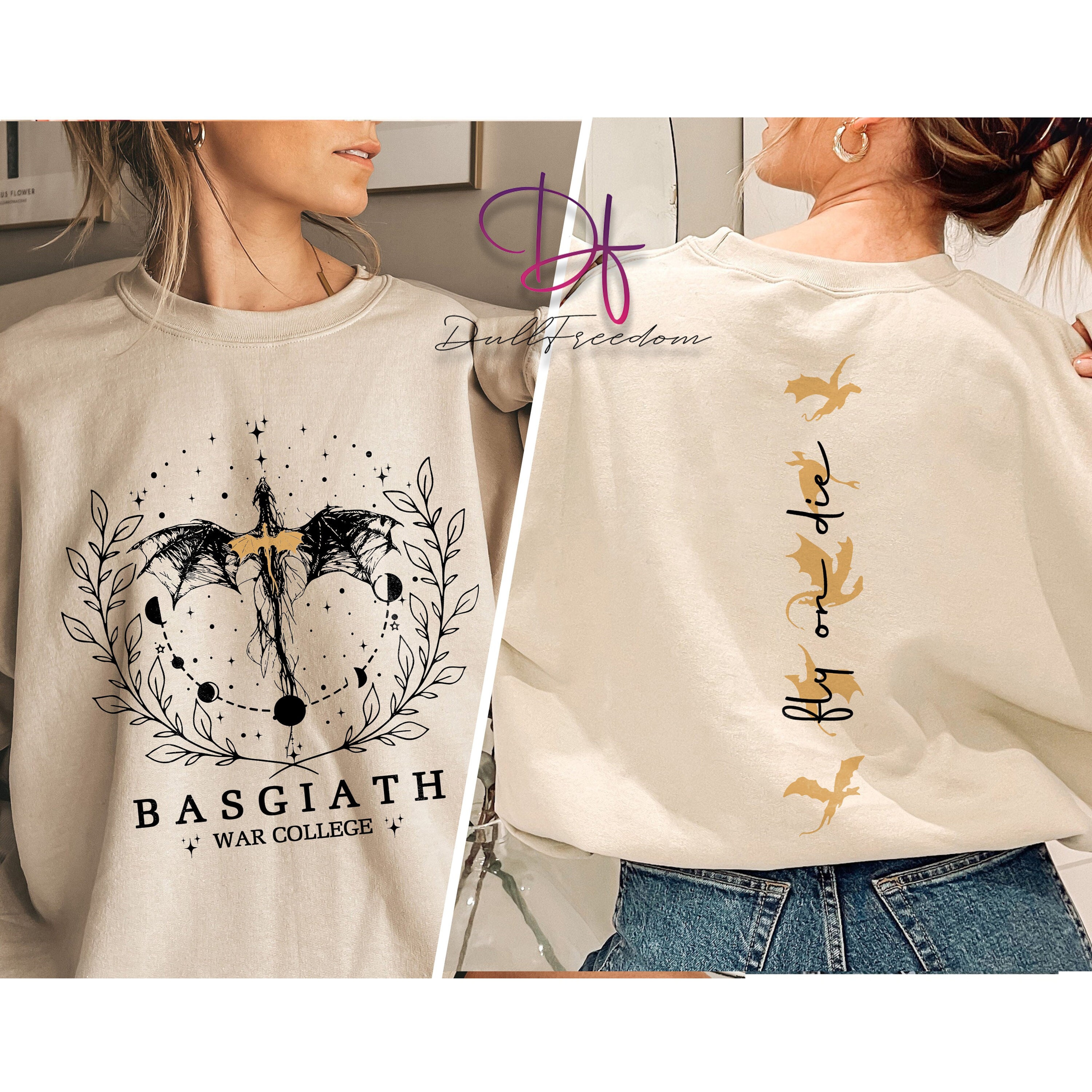 Basgiath War College Sweatshirt, Fourth Wing Riders Quadrant Shirt, Violet Sorrengail, Bookish Shirt, Fourth Wing Hoodie Shirt, Fly or Die