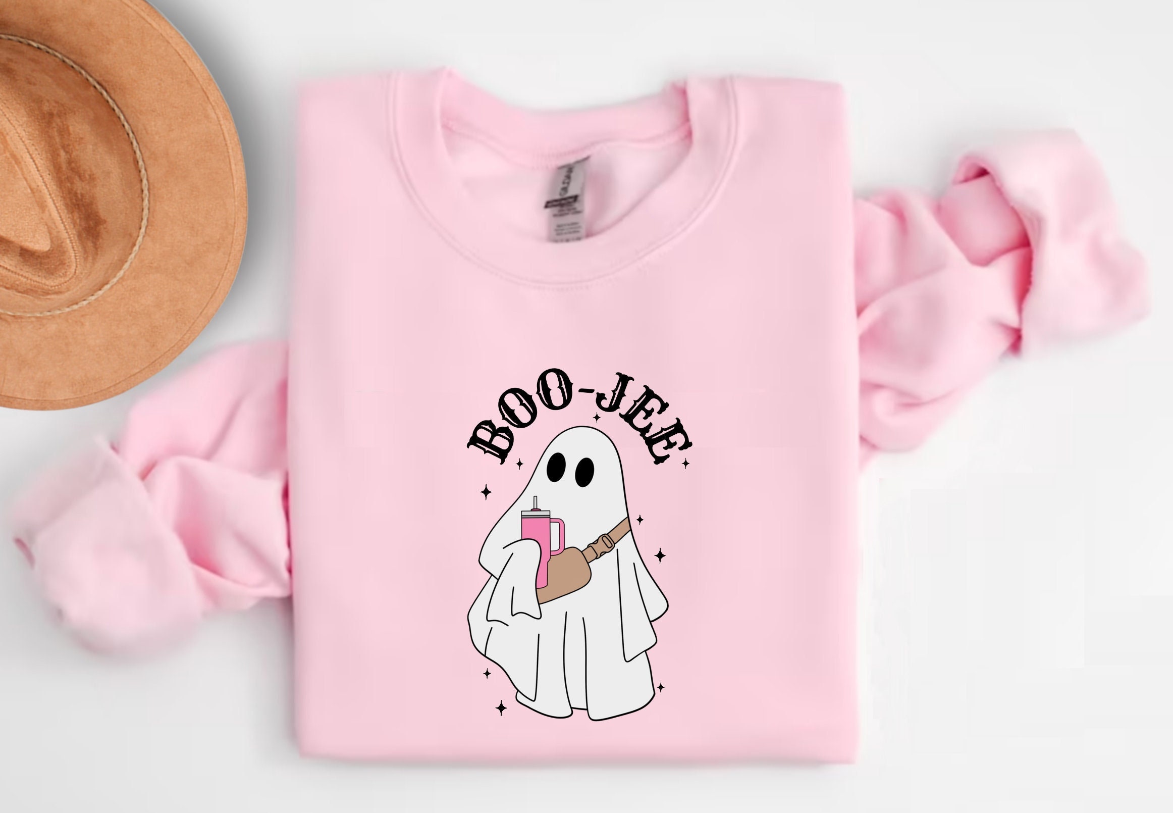 Boo Jee Sweatshirt, Halloween Ghost Shirt, Boo Shirt, Spooky Ghost Hoodie, Spooky Season Ghost Sweater, Spooky Vibes Shirt, Halloween Gifts