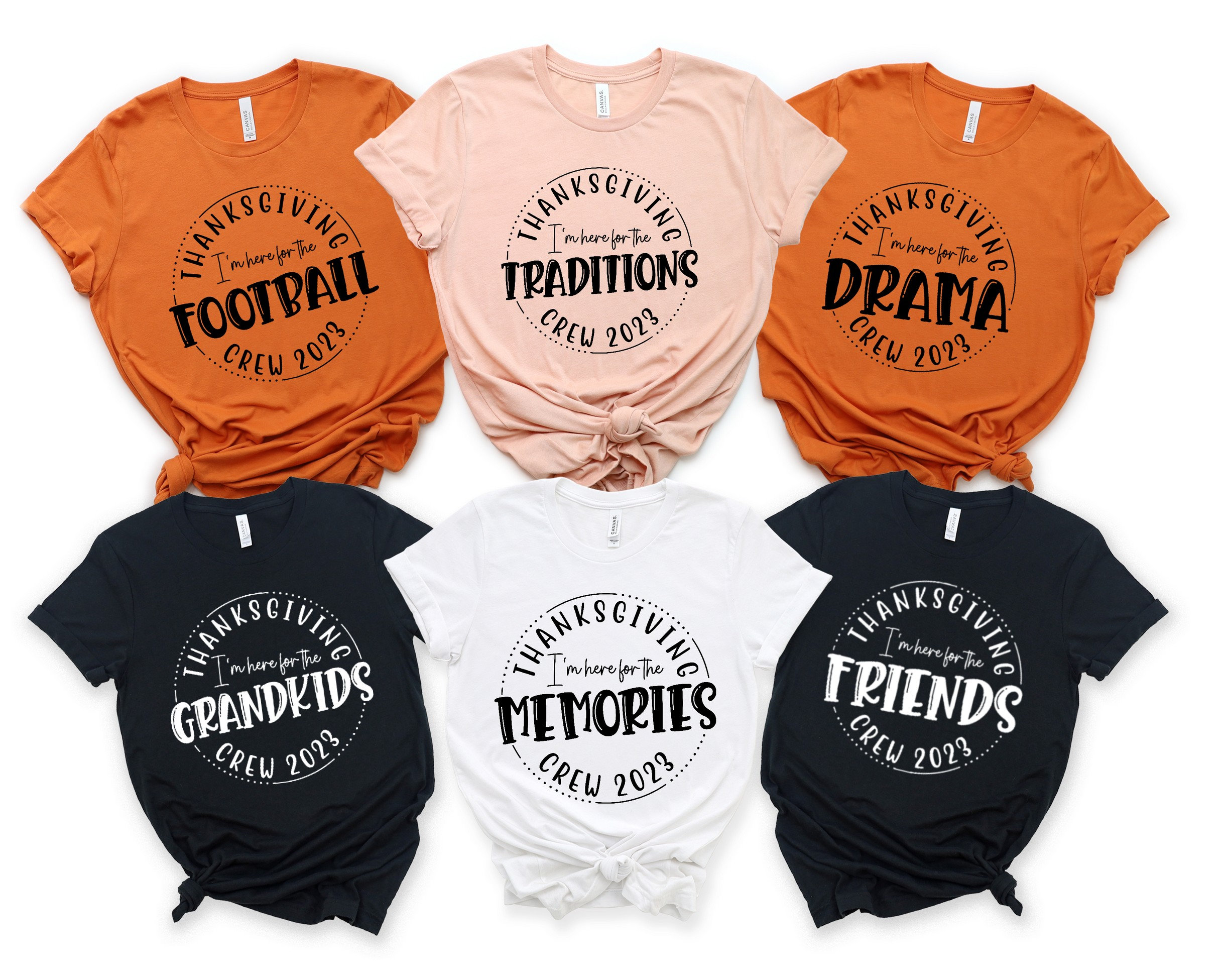 Funny Matching Thanksgiving Family Shirts, Family Thanksgiving Sweatshirts, Friendsgiving Group Shirts, Thanksgiving Puns Shirt