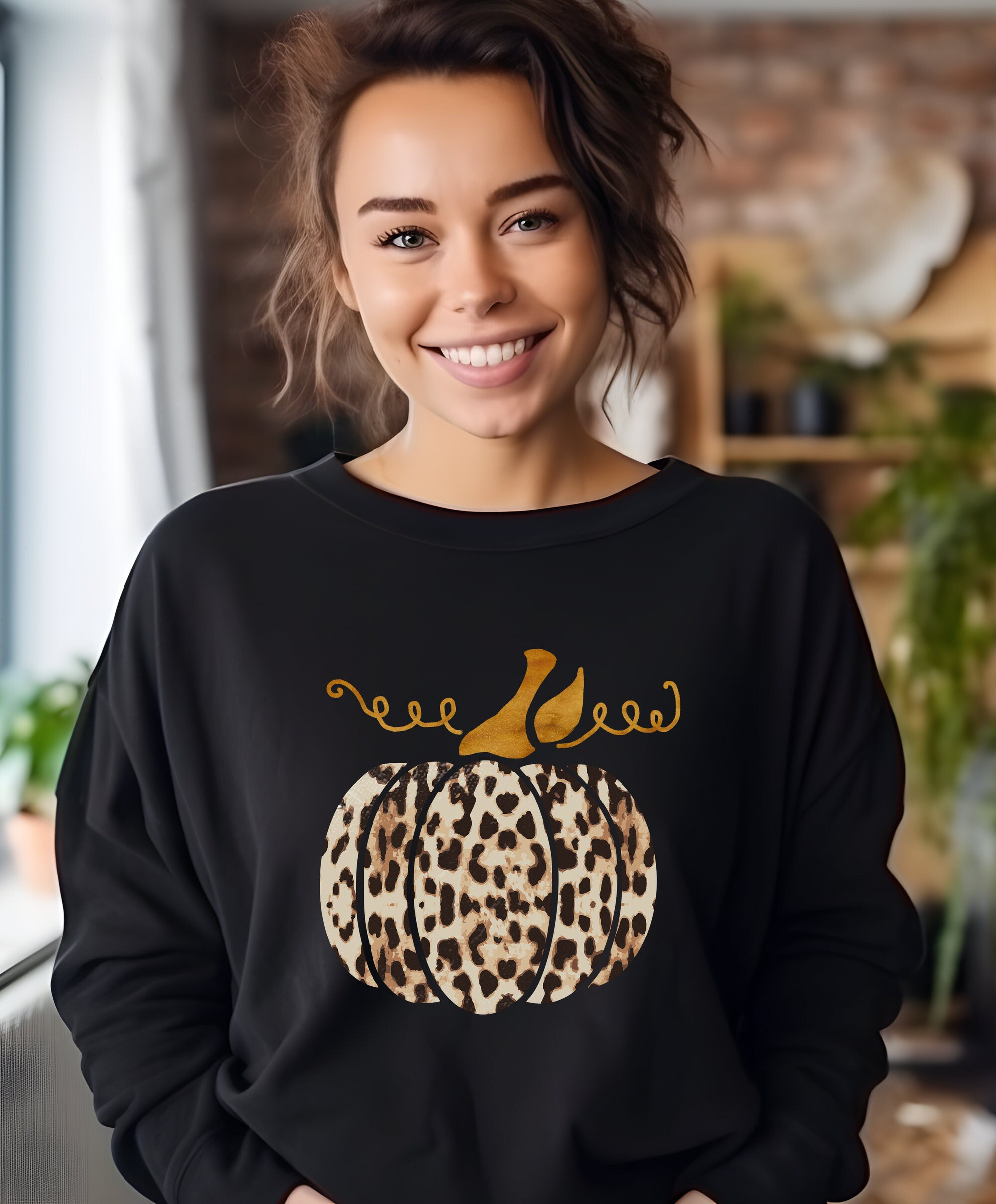 Leopard Pumpkin Sweatshirt, Cheetah Pumpkin Shirt, Thanksgiving Shirt, Fall Sweater, Thankful Shirt, Pumpkin sweatshirt for women, Pumpkin