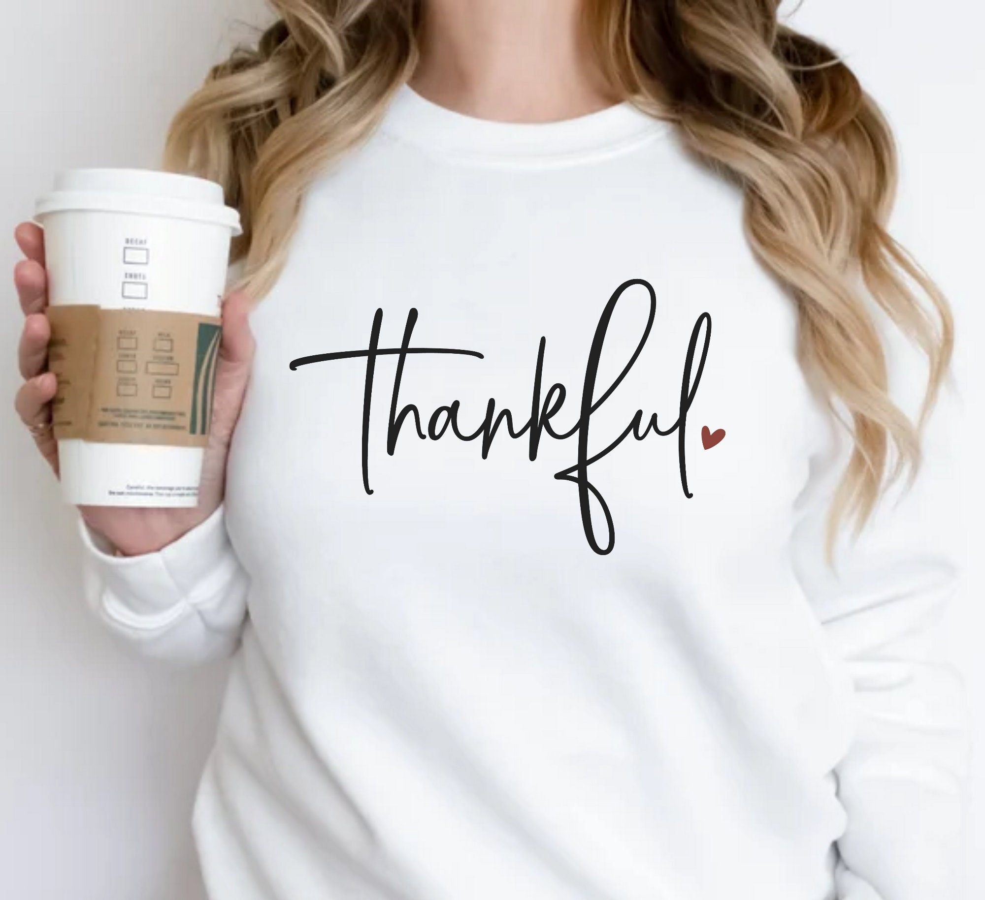 Thanksgiving Thankful Sweatshirt, Thankful Shirt, Thankful Grateful Sweater, Fall Vibes, Women Thanksgiving Shirt, Thanksgiving Family Shirt