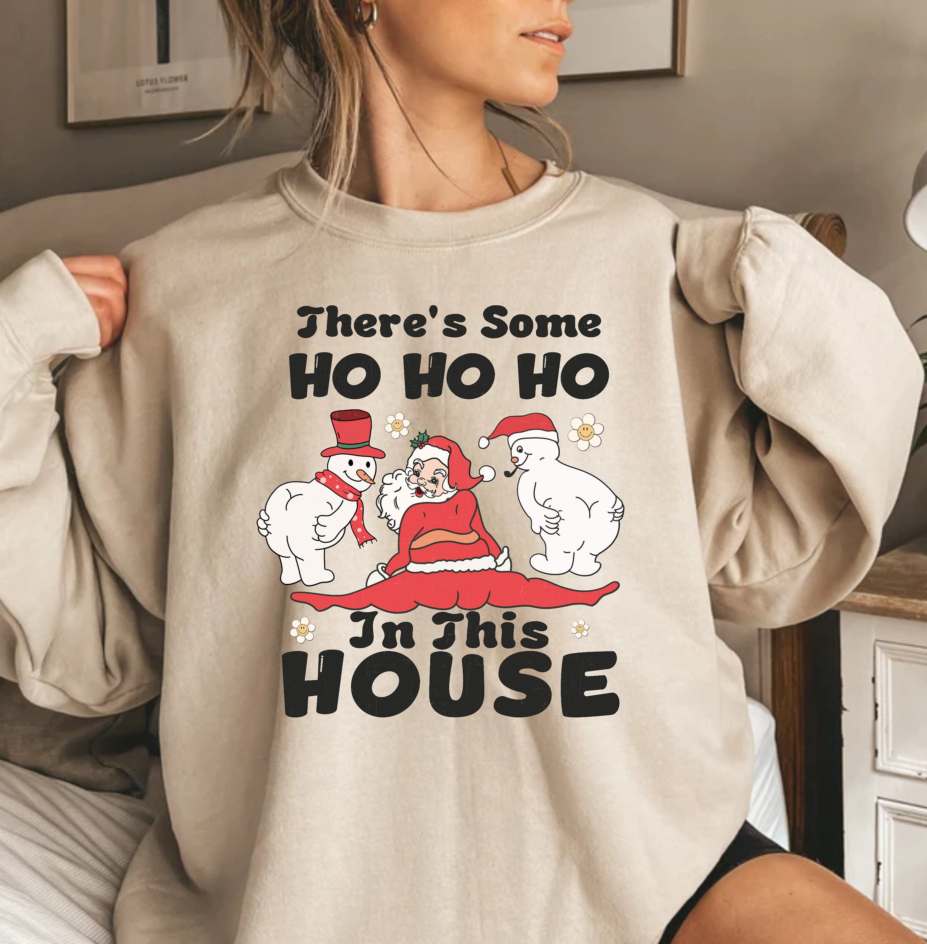 Funny Santa Sweatshirt, Retro Santa Shirt, Funny Christmas Shirt, Twerking Santa, Ugly Christmas Sweater, Christmas Party Shirt, Funny Gift