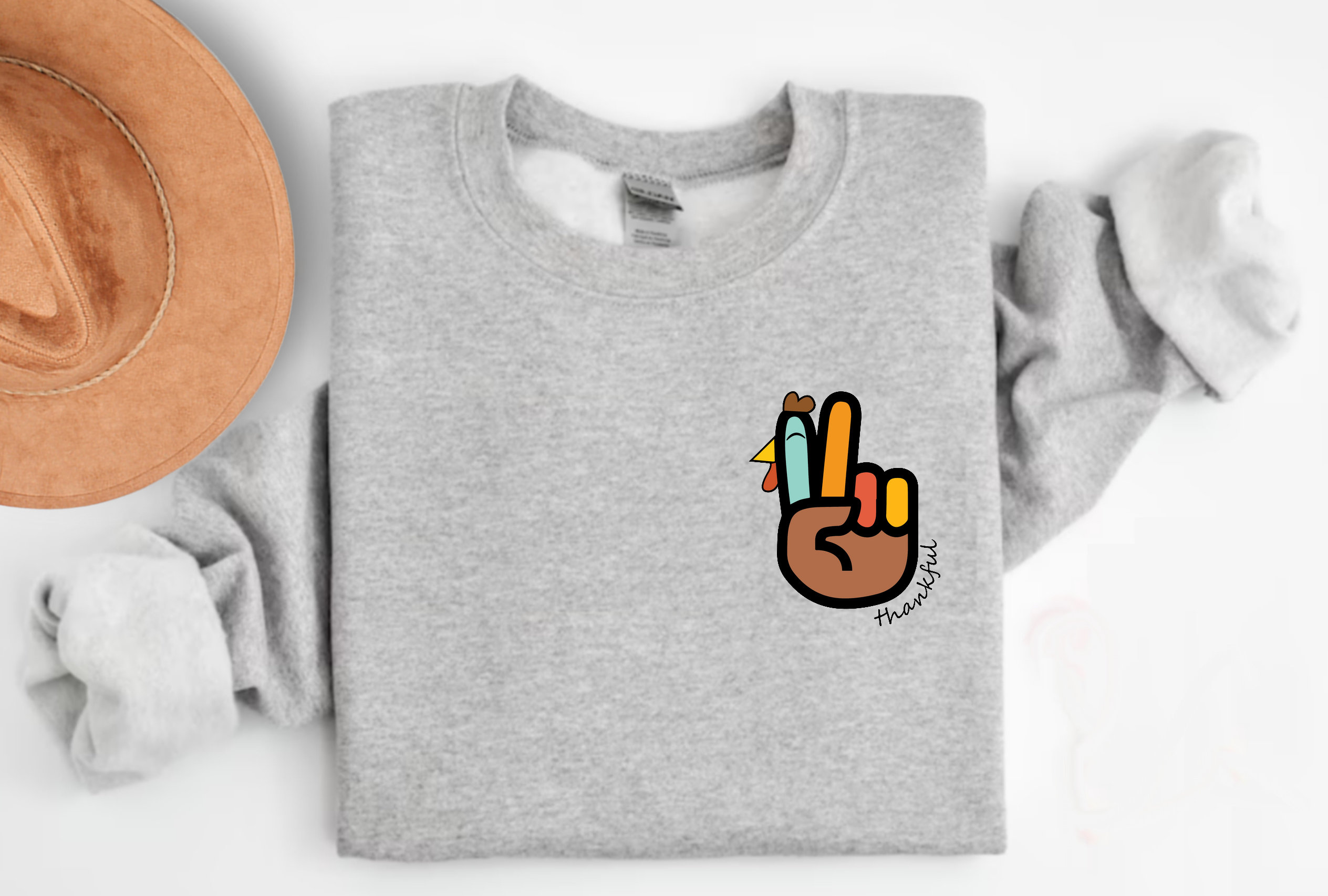 Thankful Sweatshirt, Thanksgiving Day shirt, Fall shirt, Autumn shirt, Peace Sign Turkey shirt, Turkey Sweatshirt, Cute Turkey Shirt