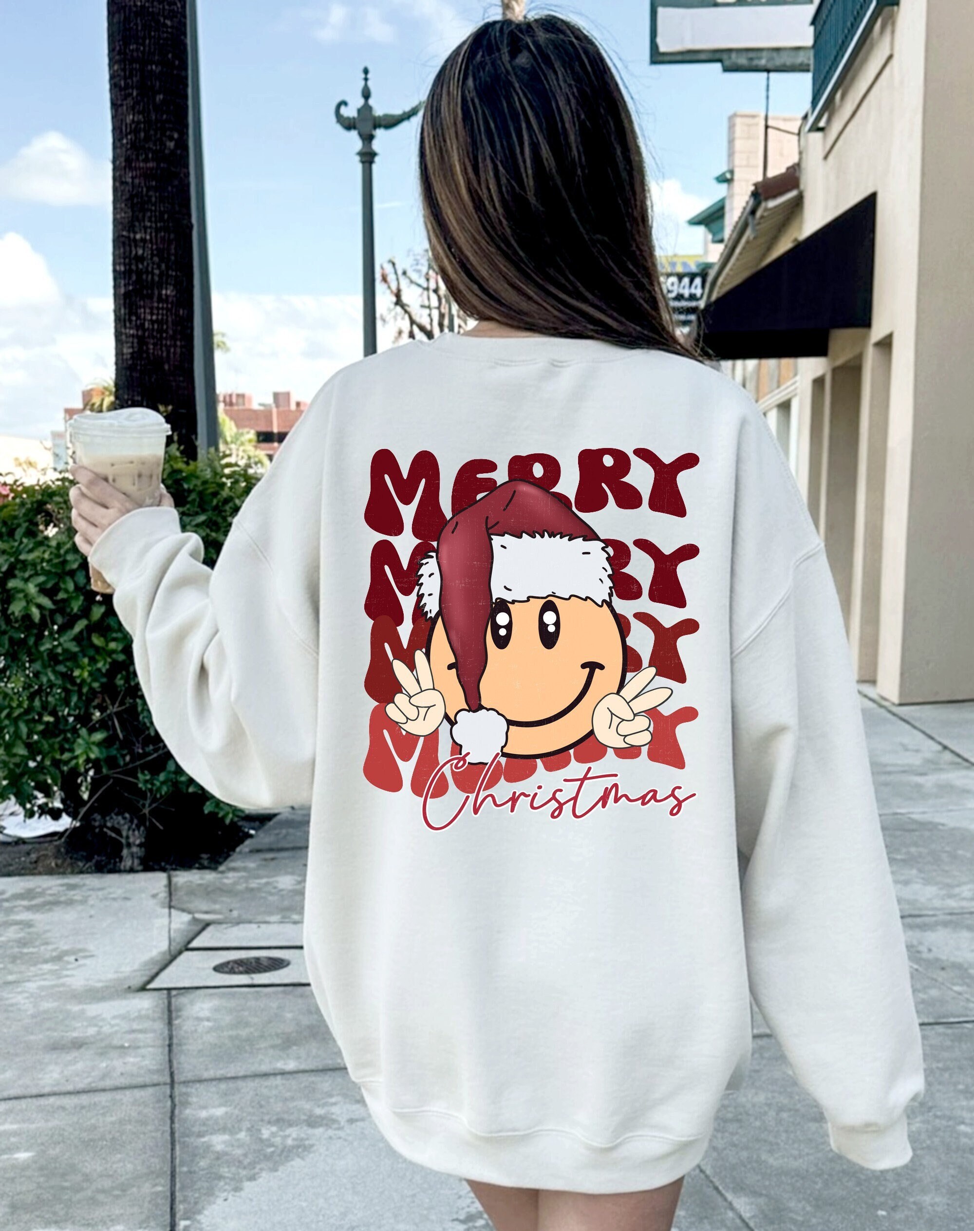 Merry Christmas Sweatshirt, Christmas Shirt for Women, Christmas Crewneck Sweatshirt, Womens Holiday Shirt,  Holiday Sweater, Christmas Gift