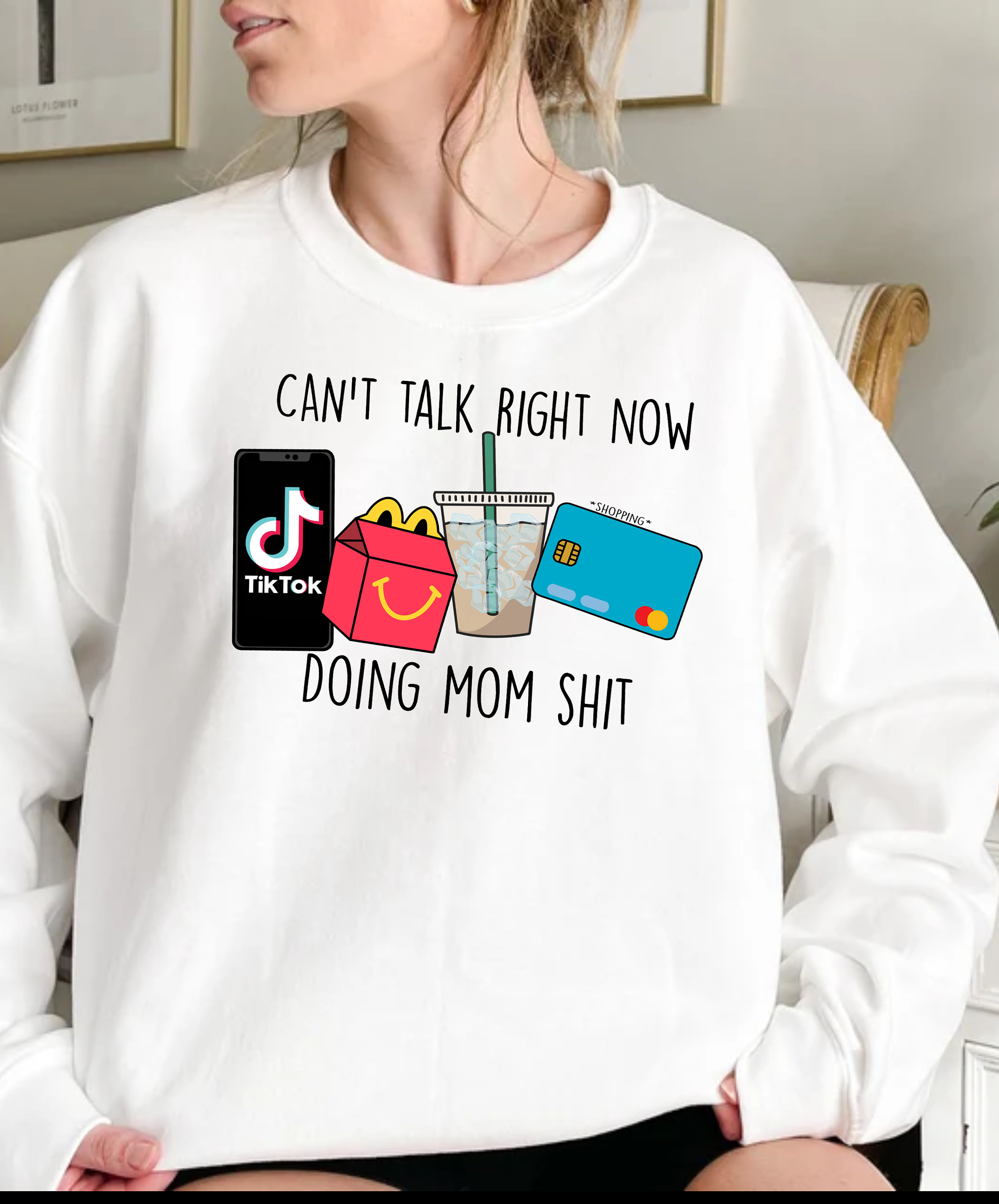 Can't Talk Right Now Doing Mom Stuff Shirt Can't Talk Right Now Sweatshirt Future Mom Gift Trendy Mom Shirt Mom Sweatshirt